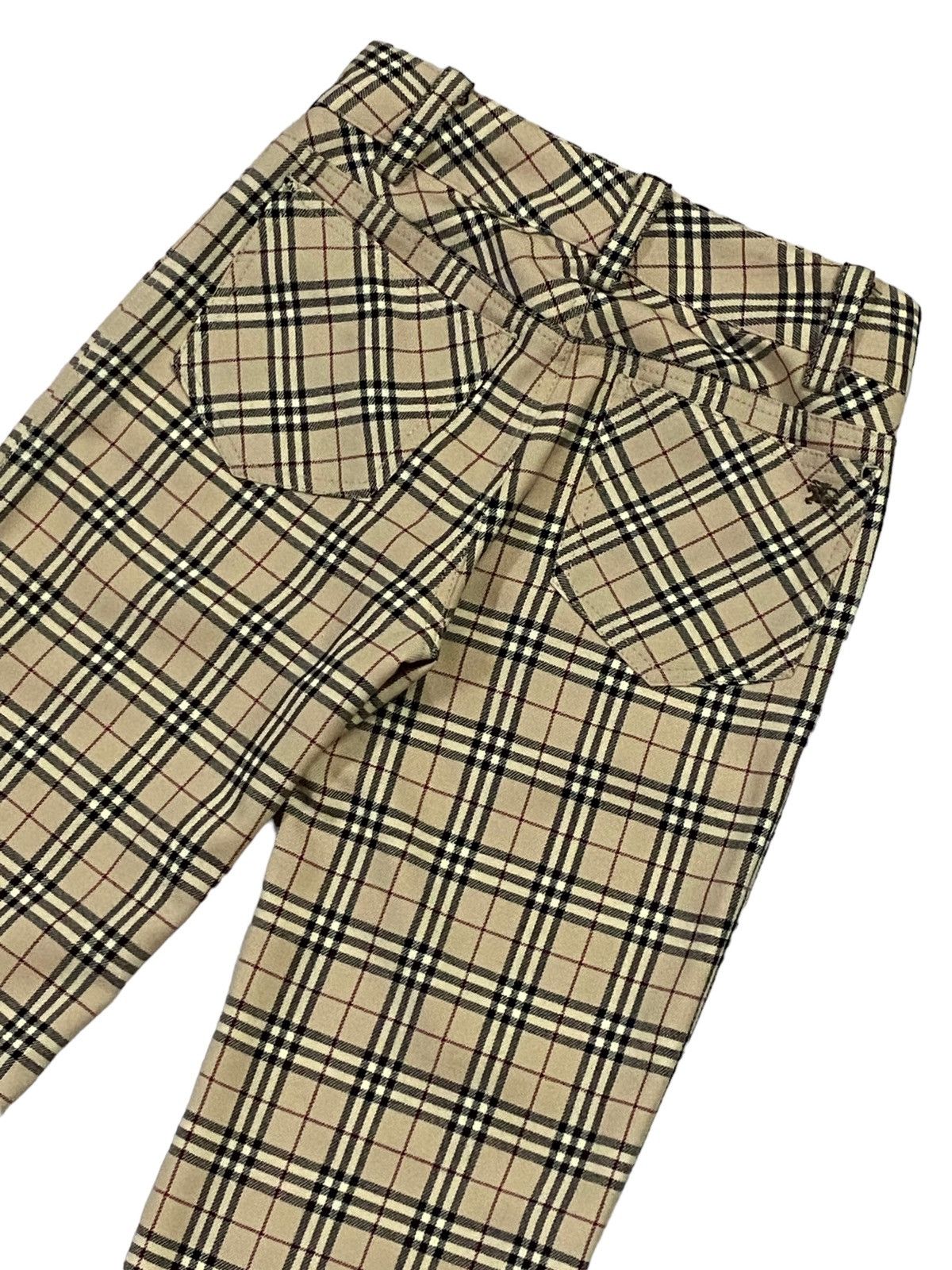 Burberry Burberry Blue Label Wool Nova Check Pants Size 25" / US 0 / IT 36 - 18 Thumbnail