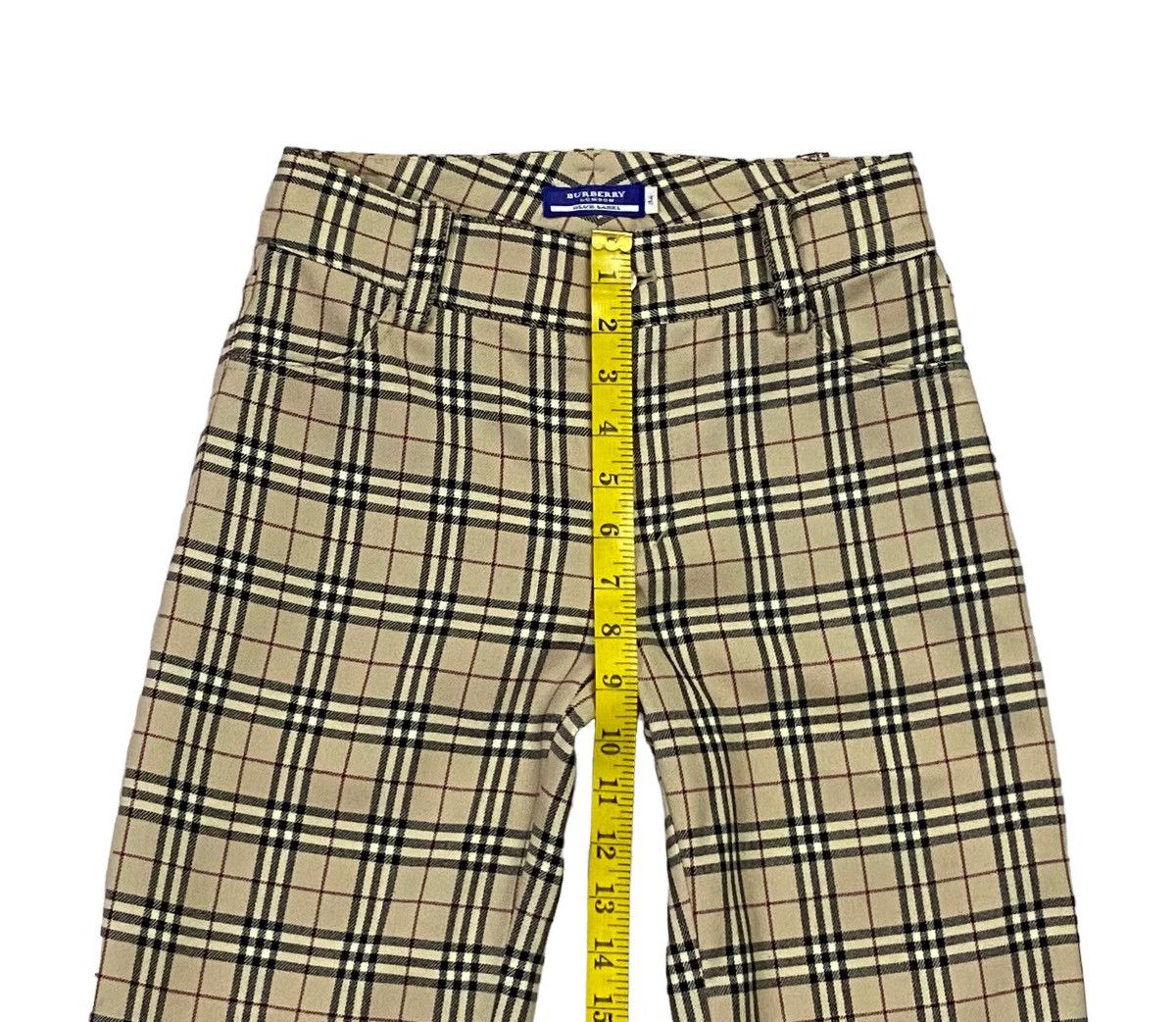 Burberry Burberry Blue Label Wool Nova Check Pants Size 25" / US 0 / IT 36 - 6 Thumbnail