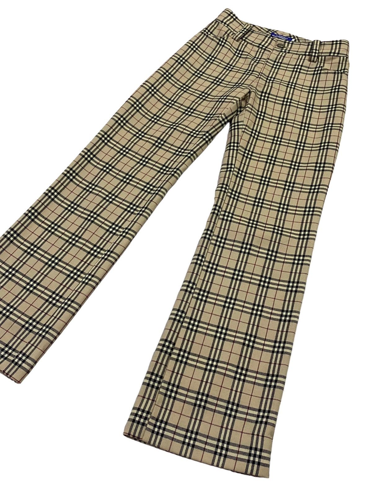Burberry Burberry Blue Label Wool Nova Check Pants Size 25" / US 0 / IT 36 - 21 Thumbnail