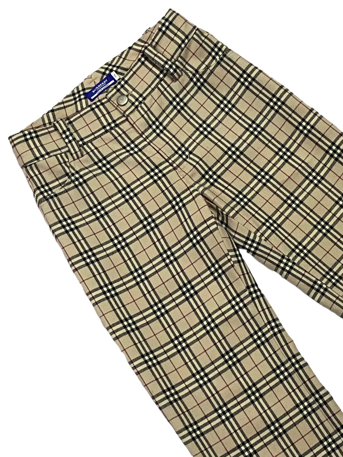 Burberry Burberry Blue Label Wool Nova Check Pants Size 25" / US 0 / IT 36 - 17 Thumbnail