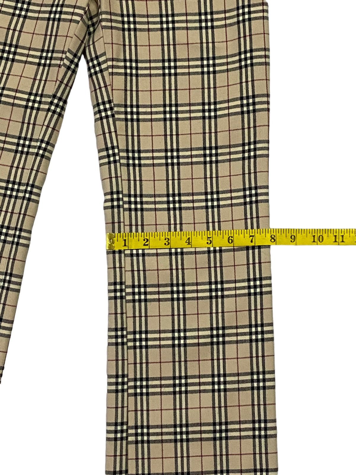 Burberry Burberry Blue Label Wool Nova Check Pants Size 25" / US 0 / IT 36 - 11 Thumbnail