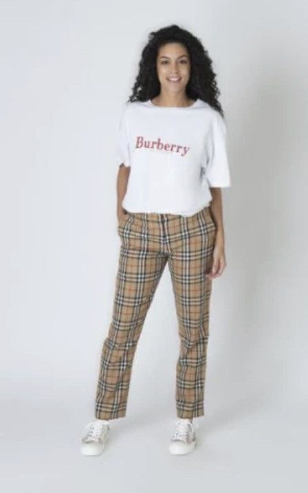 Burberry Burberry Blue Label Wool Nova Check Pants Size 25" / US 0 / IT 36 - 2 Thumbnail