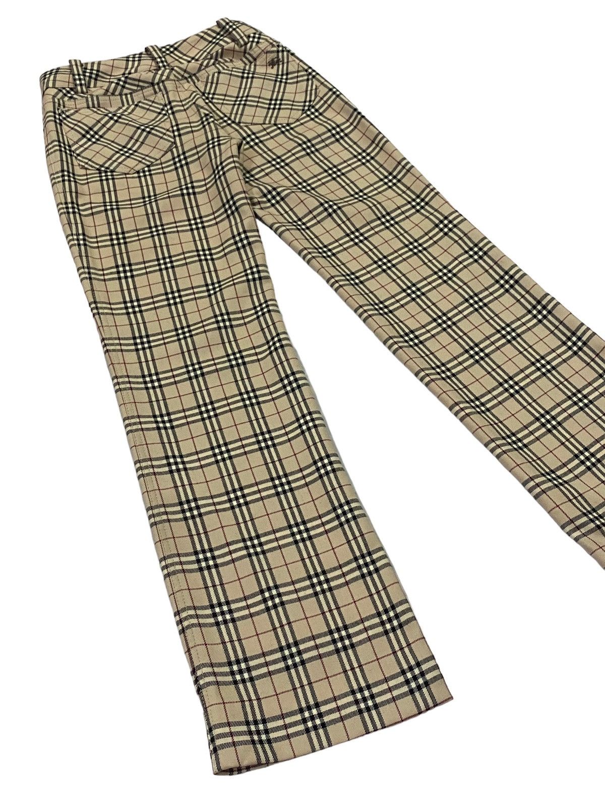 Burberry Burberry Blue Label Wool Nova Check Pants Size 25" / US 0 / IT 36 - 22 Thumbnail