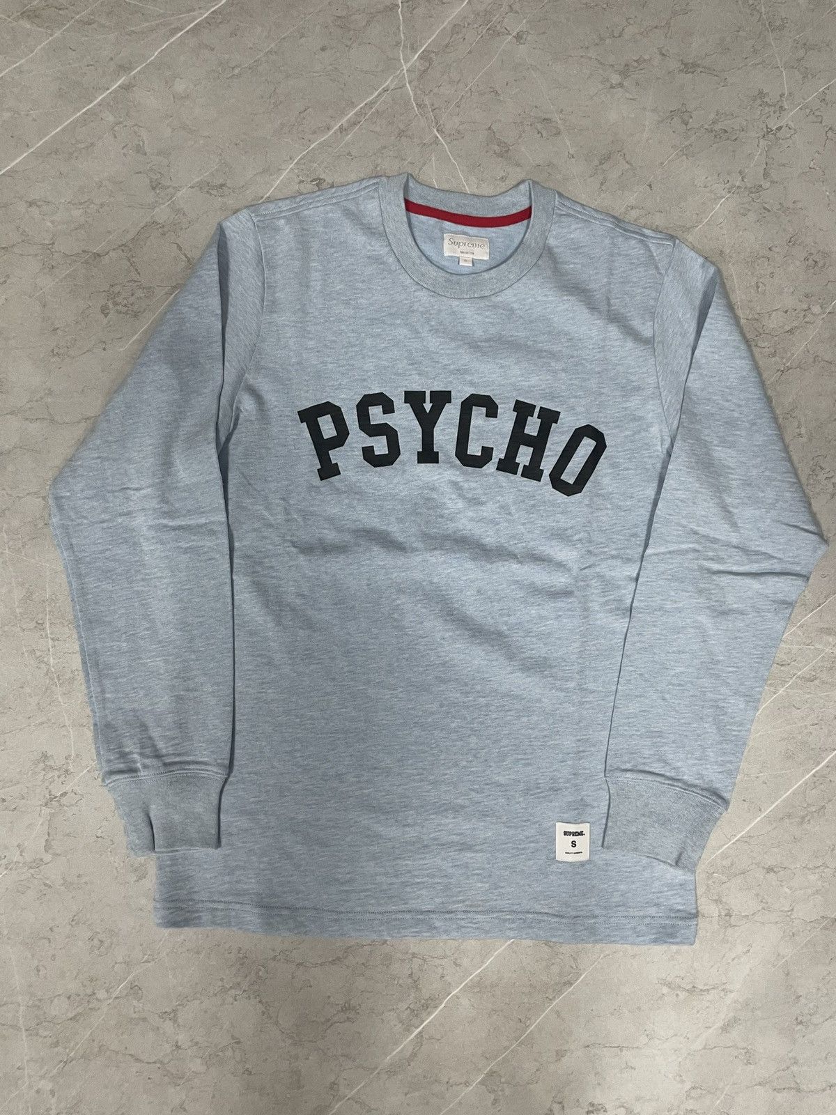 image of Supreme Pycho Long sleeve Tee in Blue, Men's (Size Small)