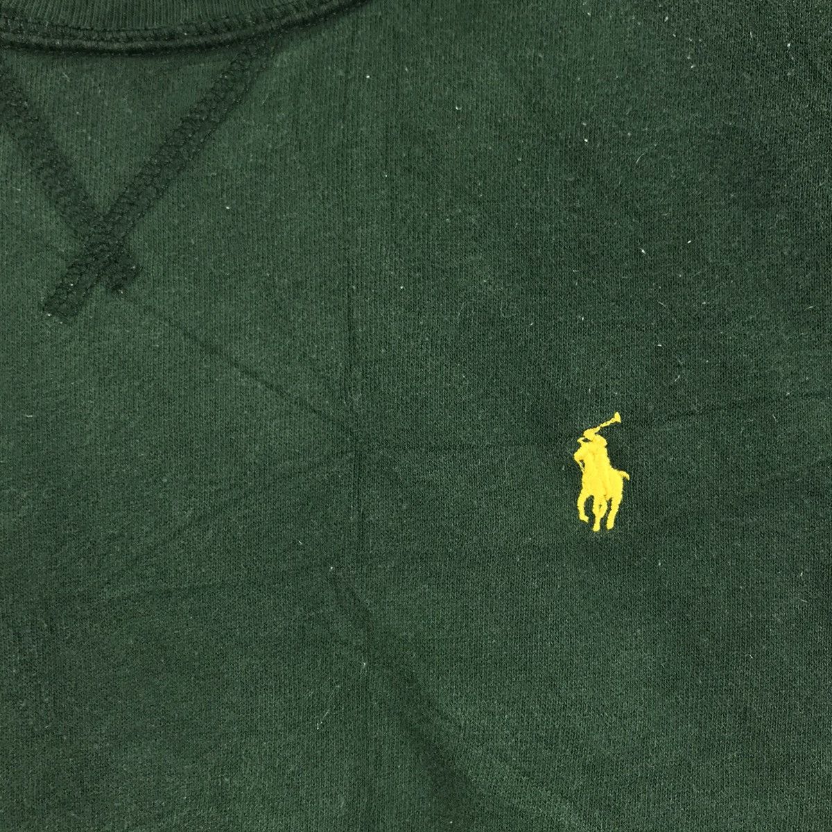Polo Ralph Lauren POLO RALPH LAUREN Usa Green Sweatshirt Size US L / EU 52-54 / 3 - 3 Thumbnail