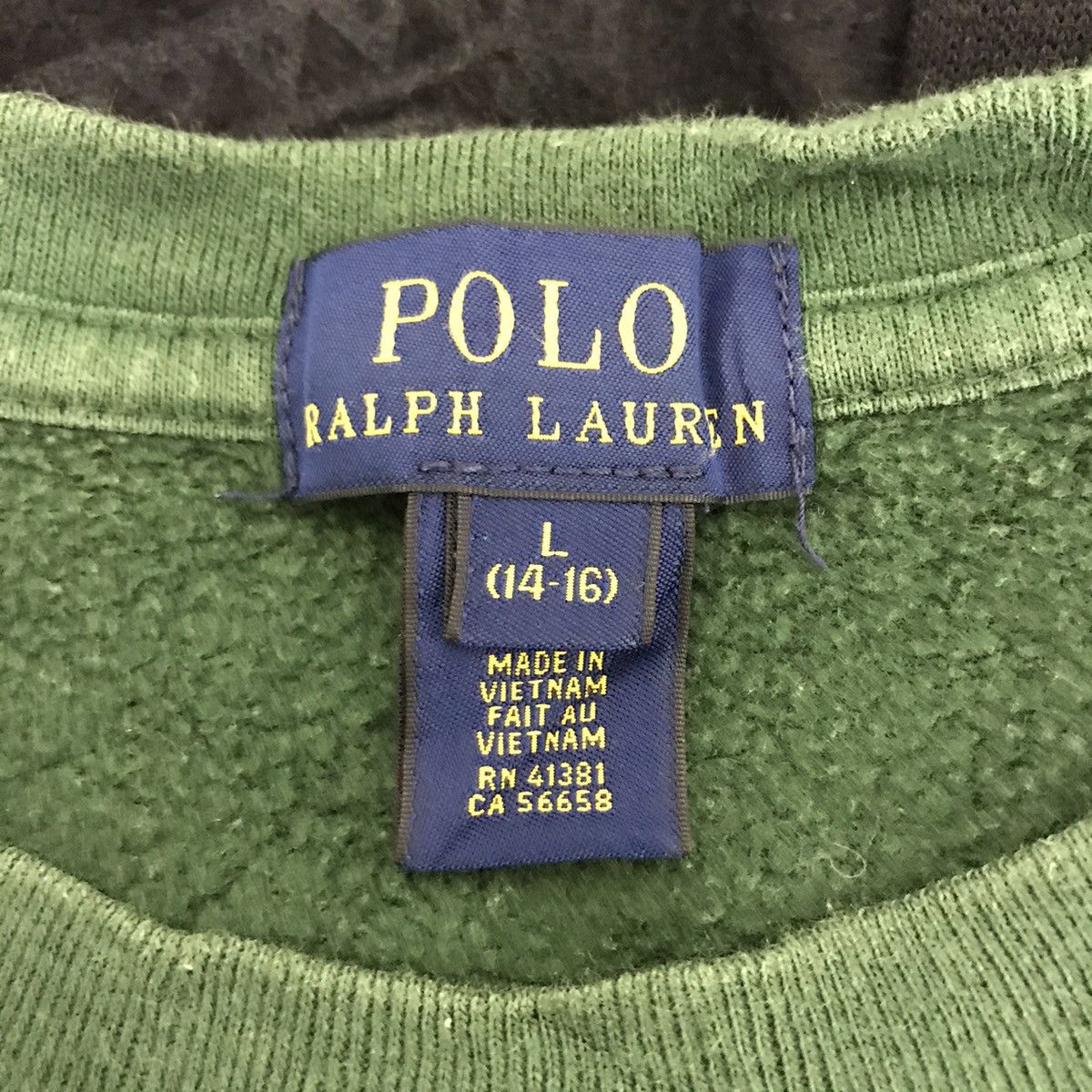 Polo Ralph Lauren POLO RALPH LAUREN Usa Green Sweatshirt Size US L / EU 52-54 / 3 - 4 Thumbnail