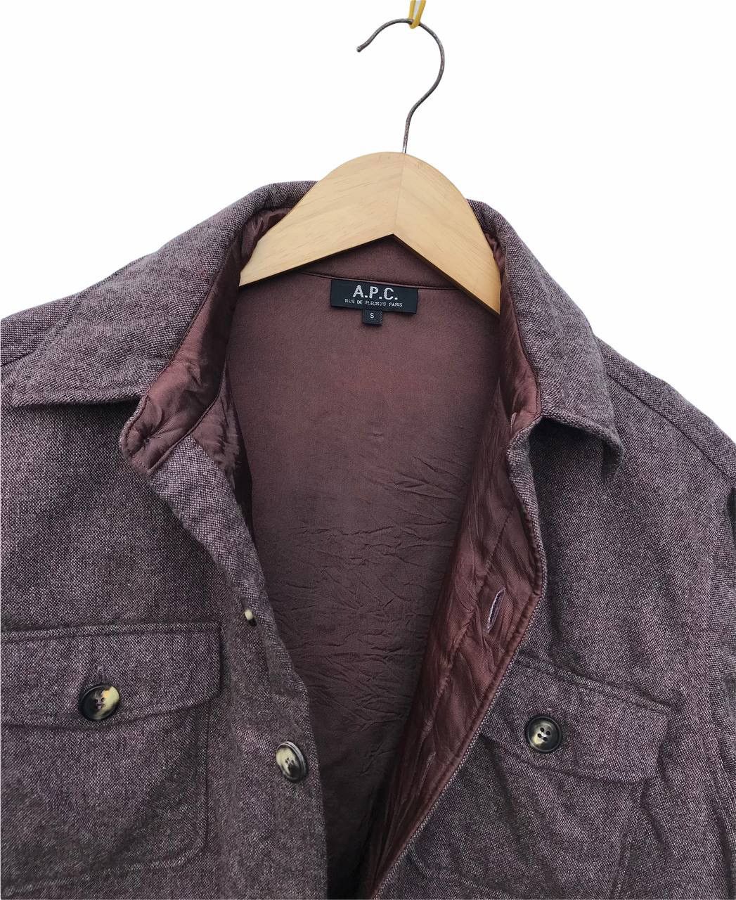 A.P.C. Apc France Wool Button Ups Designer Shirt Size US M / EU 48-50 / 2 - 3 Thumbnail