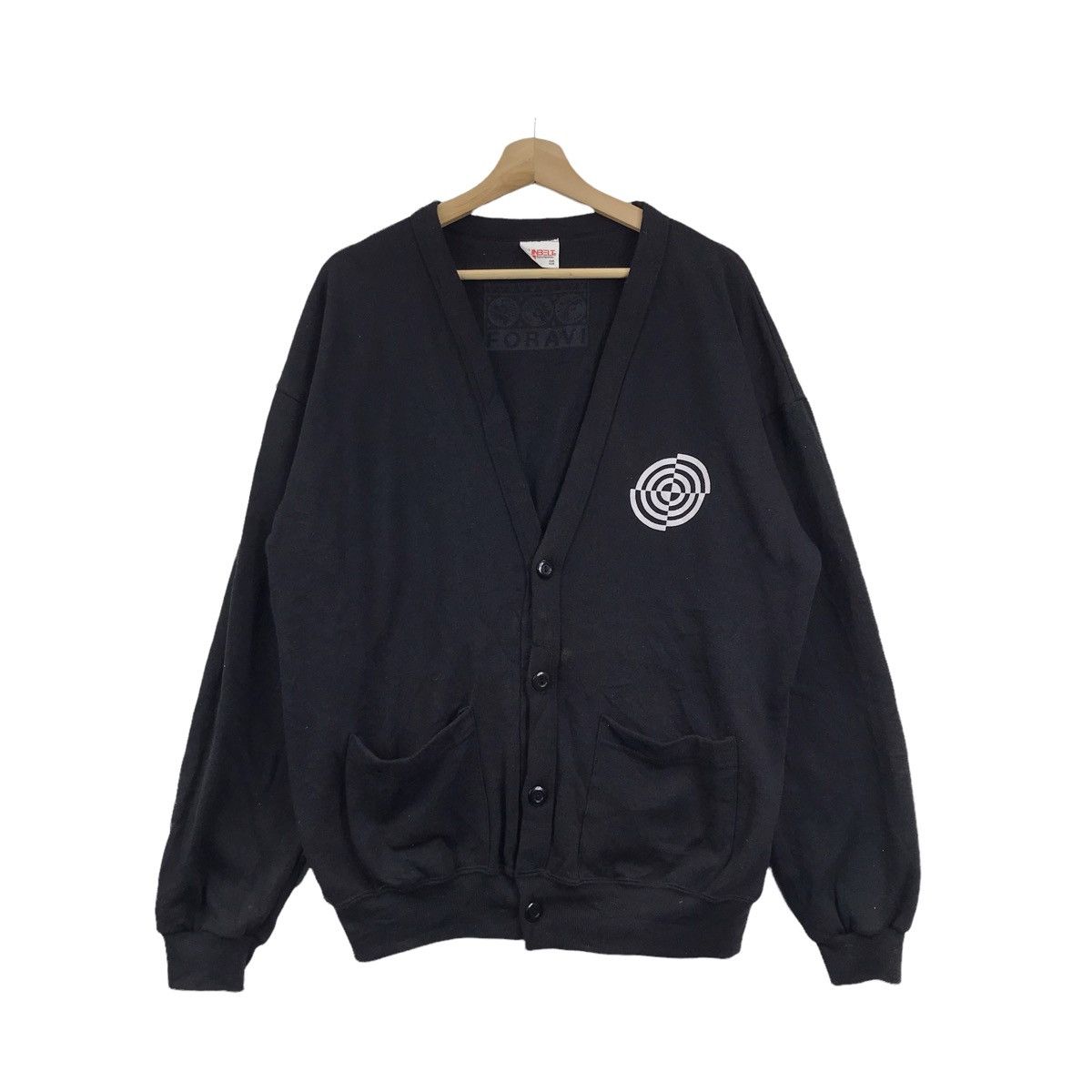 Vintage SUNBELT SPORTWEAR Oversize Black Sweatshirt Size US L / EU 52-54 / 3 - 1 Thumbnail
