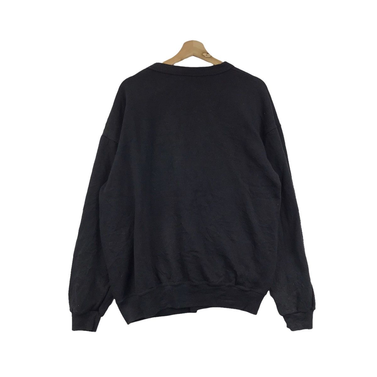 Vintage SUNBELT SPORTWEAR Oversize Black Sweatshirt Size US L / EU 52-54 / 3 - 6 Thumbnail