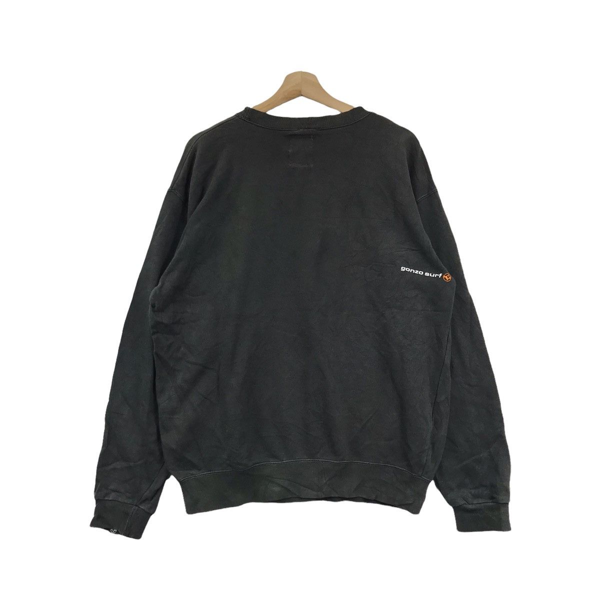 Japanese Brand THE GONZOSURF Japanese Brand Black Sweatshirt Size US L / EU 52-54 / 3 - 8 Thumbnail