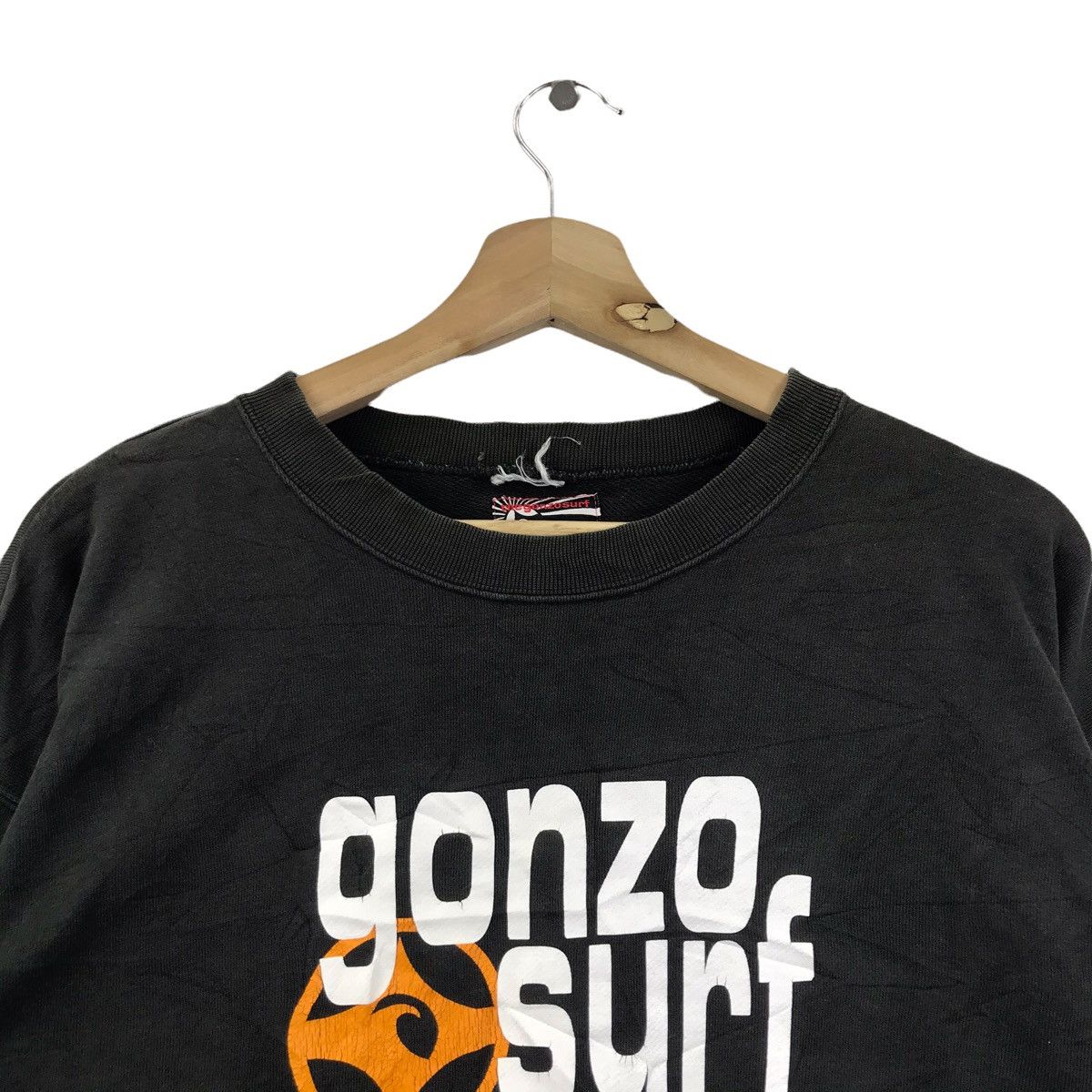 Japanese Brand THE GONZOSURF Japanese Brand Black Sweatshirt Size US L / EU 52-54 / 3 - 2 Thumbnail