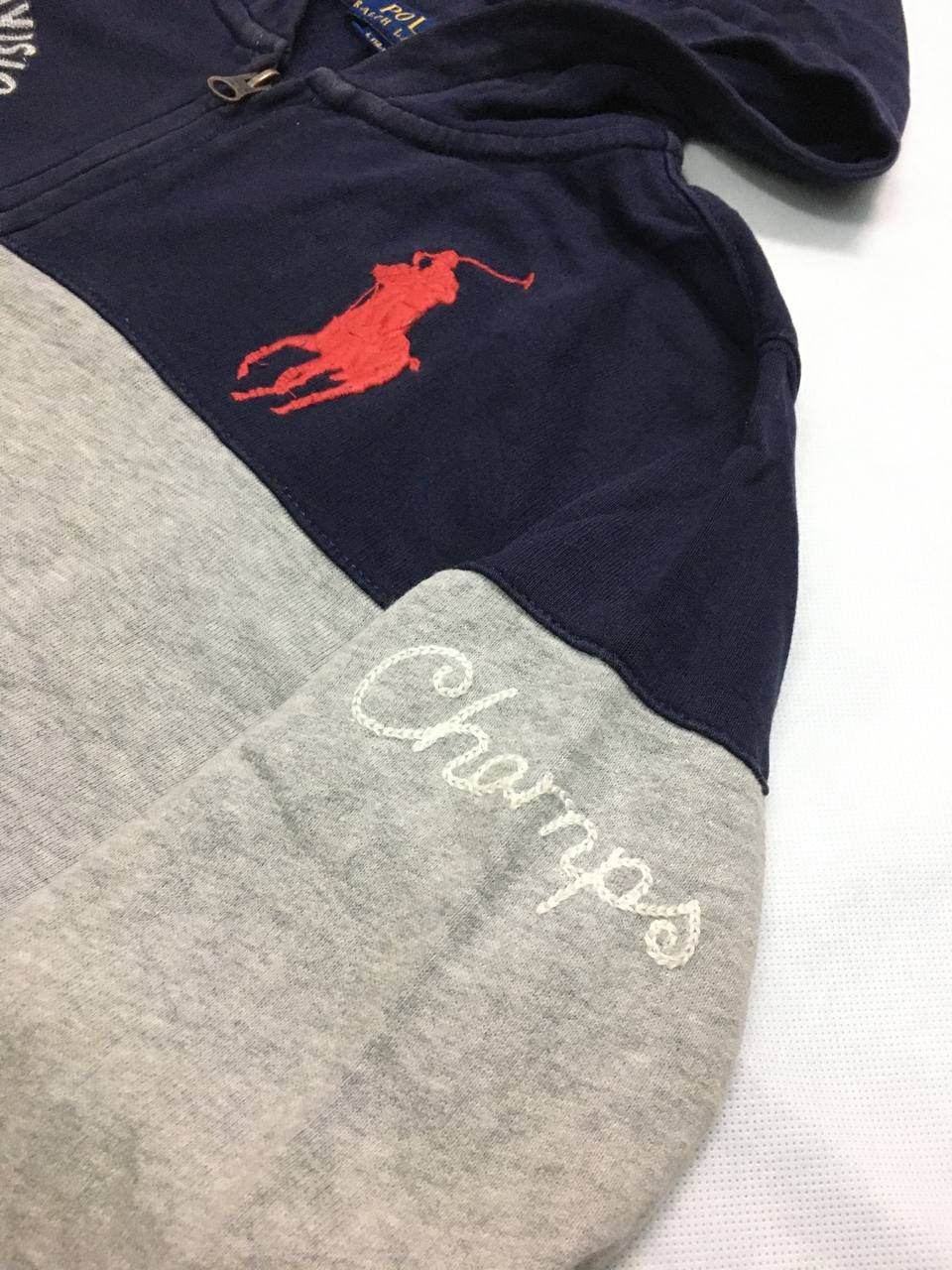 Polo Ralph Lauren × RRL Ralph Lauren × Vintage Vintage Polo Ralph Lauren Embroidery Logo Hoodie Size US M / EU 48-50 / 2 - 10 Thumbnail