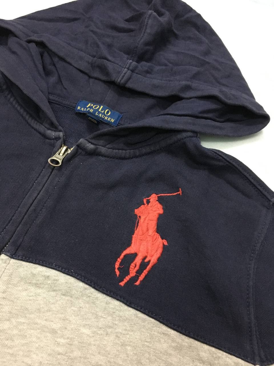 Polo Ralph Lauren × RRL Ralph Lauren × Vintage Vintage Polo Ralph Lauren Embroidery Logo Hoodie Size US M / EU 48-50 / 2 - 3 Thumbnail