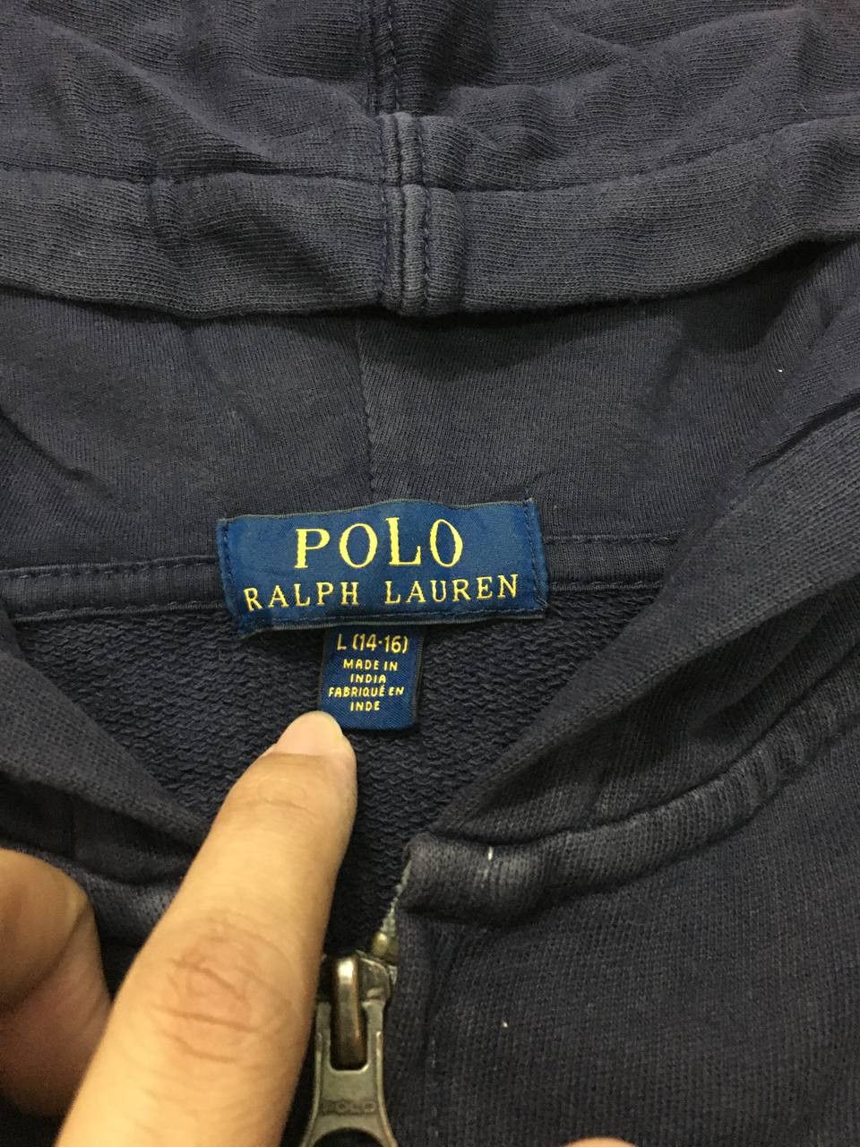 Polo Ralph Lauren × RRL Ralph Lauren × Vintage Vintage Polo Ralph Lauren Embroidery Logo Hoodie Size US M / EU 48-50 / 2 - 6 Thumbnail