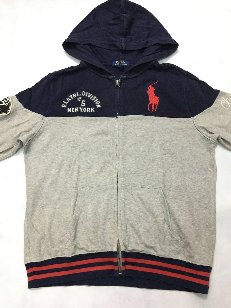 Polo Ralph Lauren × RRL Ralph Lauren × Vintage Vintage Polo Ralph Lauren Embroidery Logo Hoodie Size US M / EU 48-50 / 2 - 2 Thumbnail