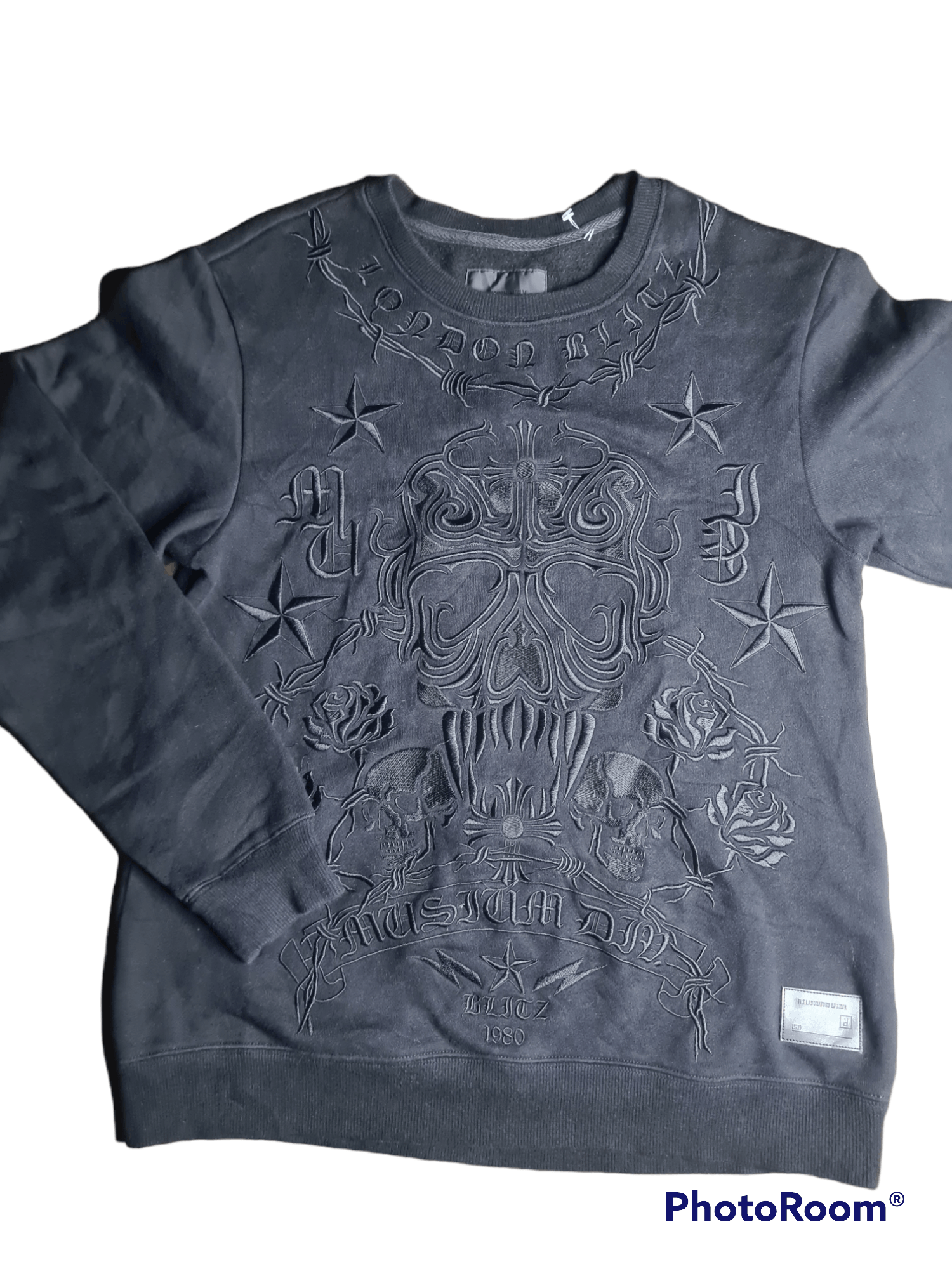 Japanese Brand × Musium × Streetwear Musium div. Skull sweater  