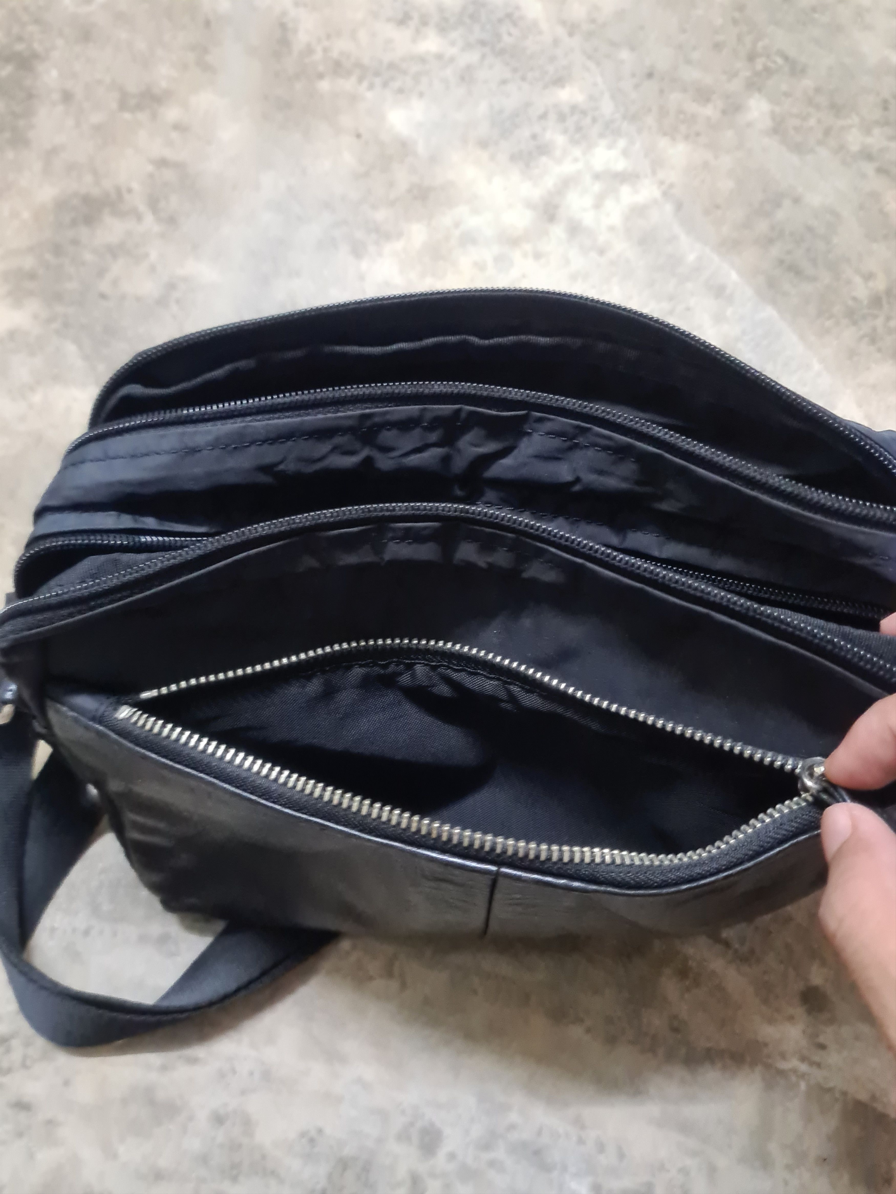 Yohji Yamamoto Y'saccs yohji yamamoto leather/nylon small slingbag Size ONE SIZE - 5 Thumbnail