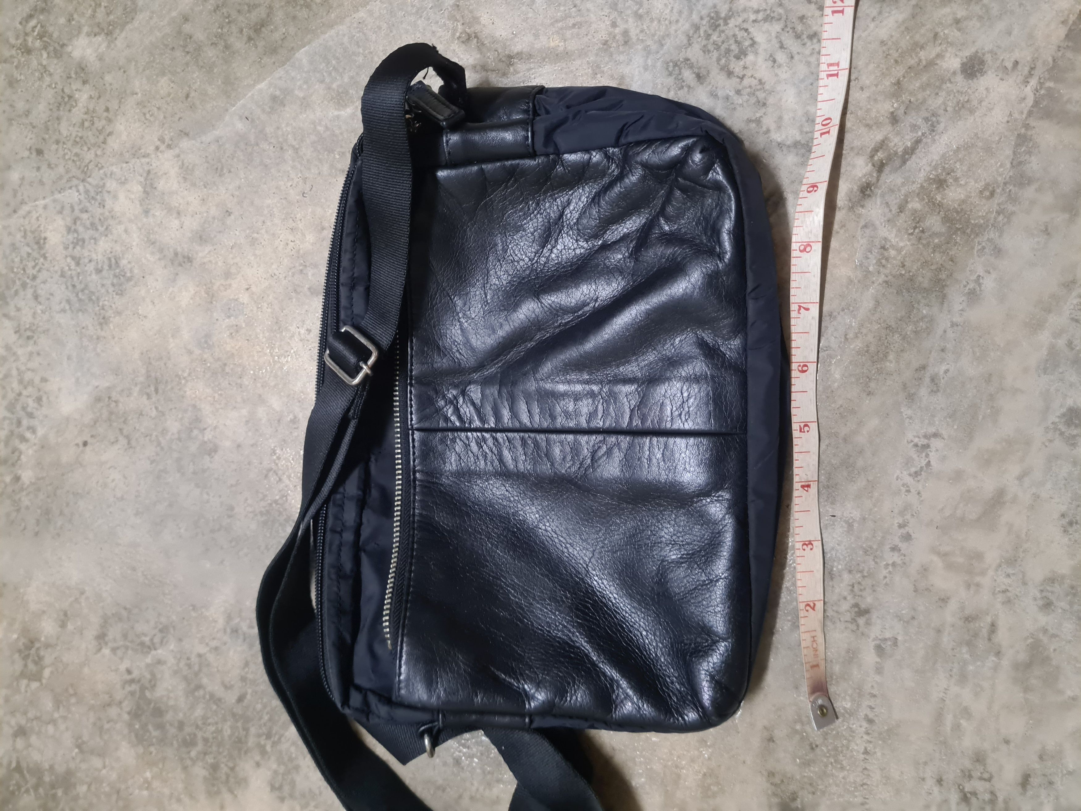 Yohji Yamamoto Y'saccs yohji yamamoto leather/nylon small slingbag Size ONE SIZE - 6 Thumbnail
