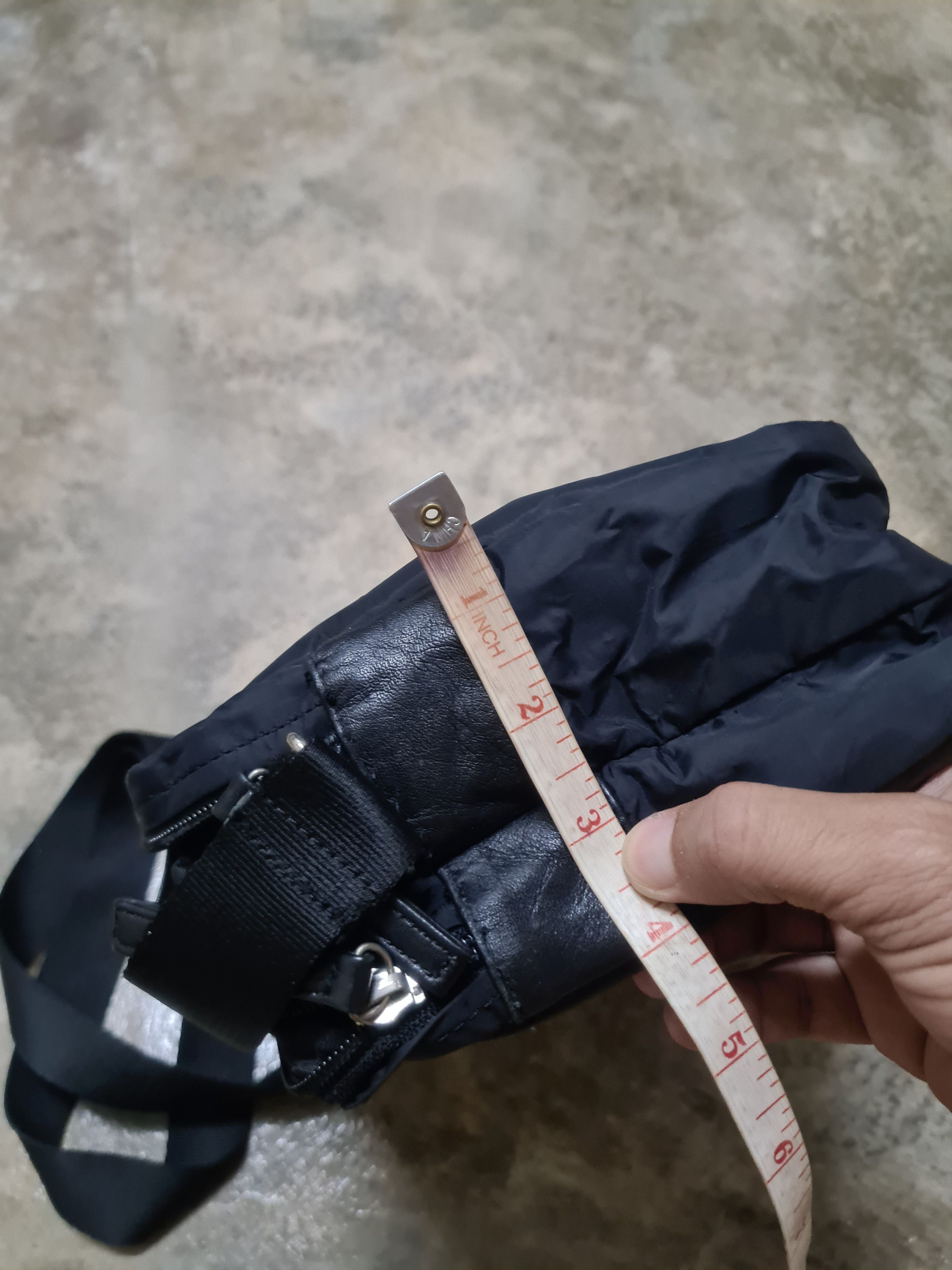Yohji Yamamoto Y'saccs yohji yamamoto leather/nylon small slingbag Size ONE SIZE - 8 Thumbnail
