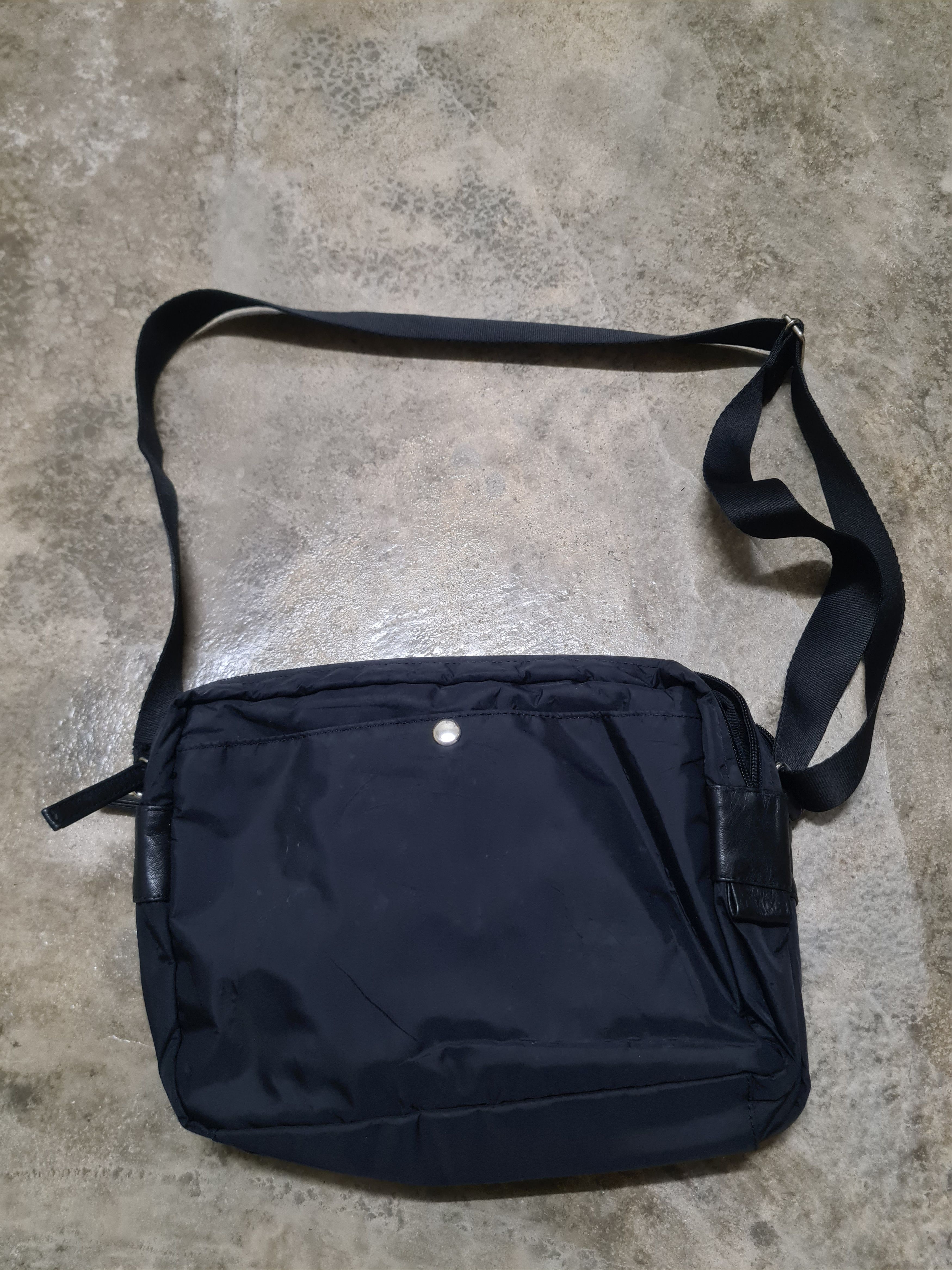 Yohji Yamamoto Y'saccs yohji yamamoto leather/nylon small slingbag Size ONE SIZE - 11 Thumbnail