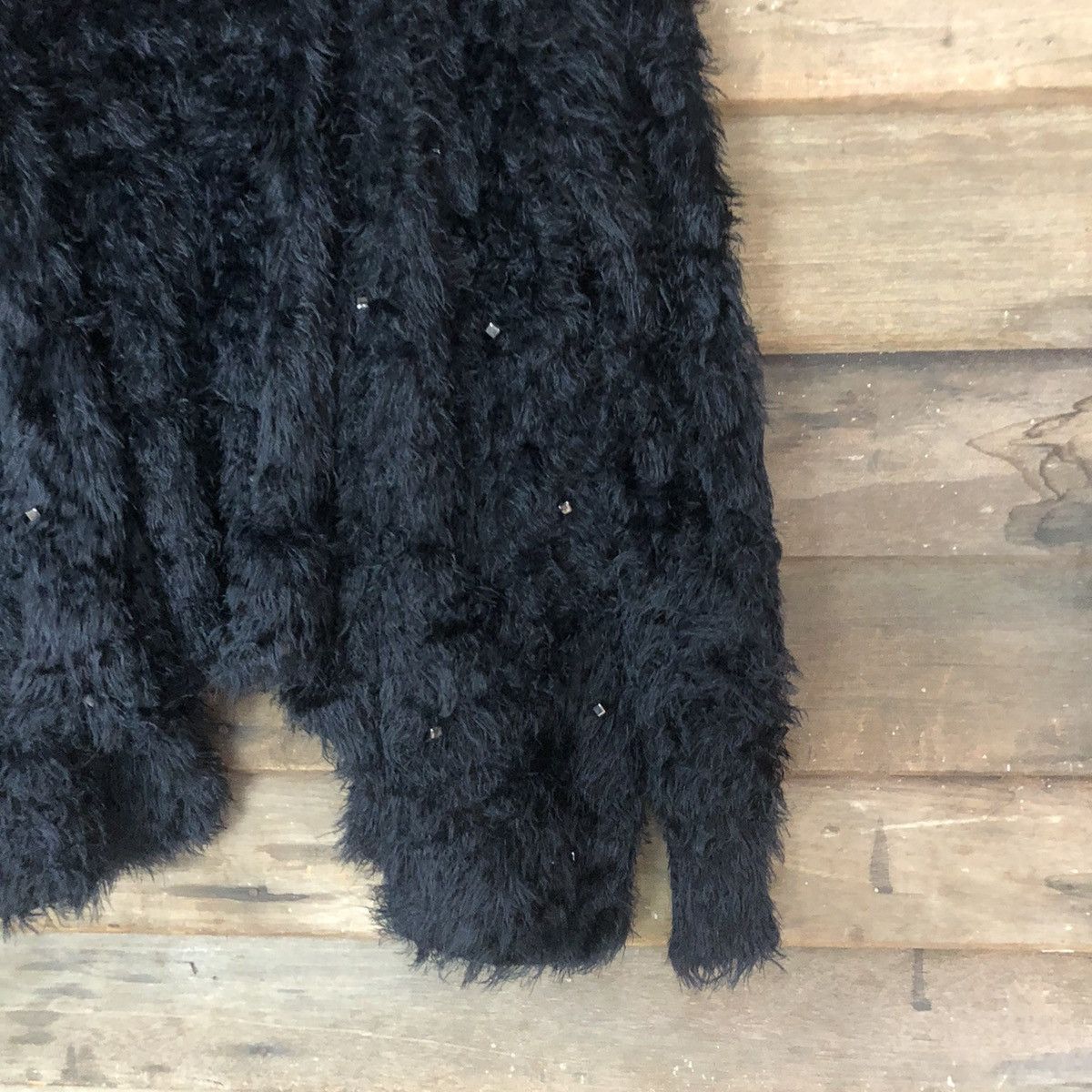 Homespun Knitwear × Japanese Brand Oversized Japanese Shaggy Mohair Fur Knit Cardigan #830 Size XL / US 12-14 / IT 48-50 - 5 Thumbnail