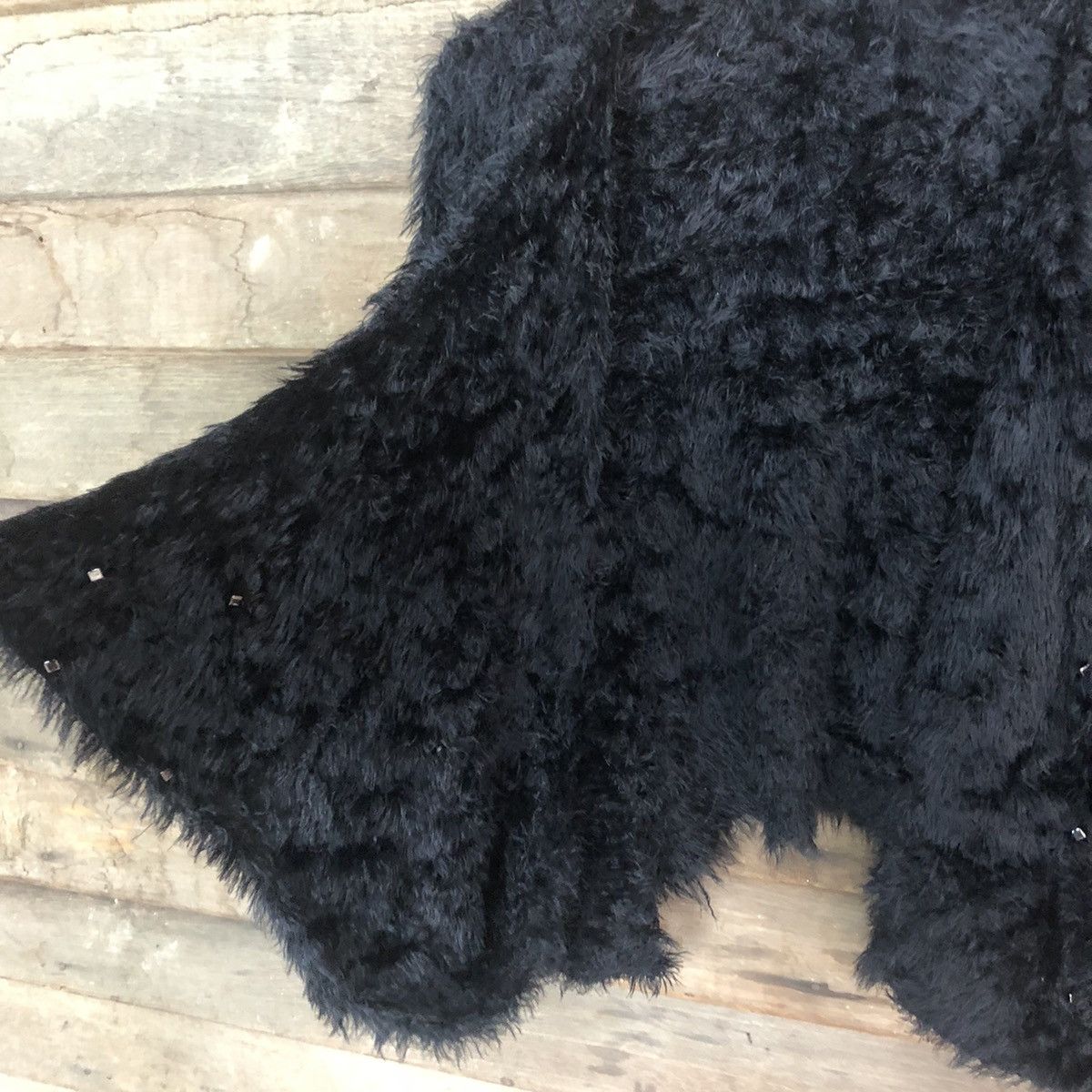 Homespun Knitwear × Japanese Brand Oversized Japanese Shaggy Mohair Fur Knit Cardigan #830 Size XL / US 12-14 / IT 48-50 - 6 Thumbnail