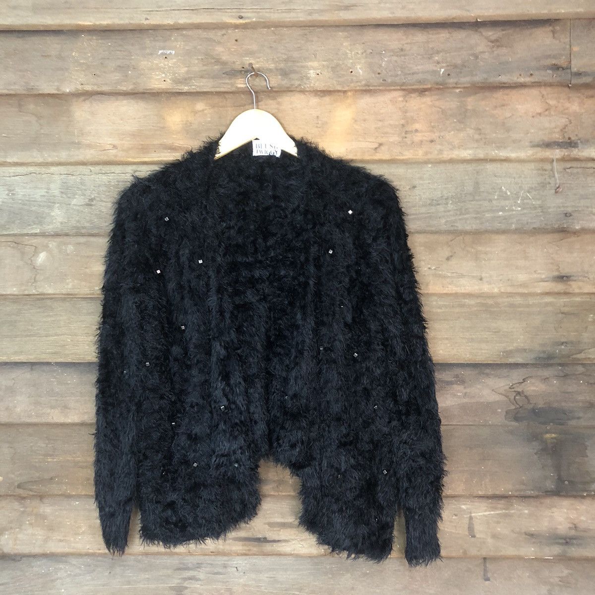 Oversized Japanese Shaggy Mohair Fur Knit Cardigan #830