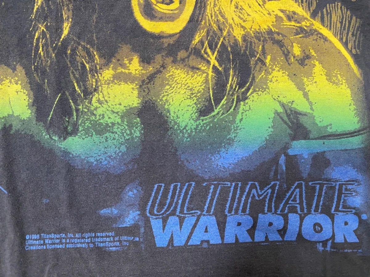 Vintage × WWE × WWF Vintage Rare 96 WWF Ultimate Warrior All Over Print T-Shirt Size US XL / EU 56 / 4 - 3 Thumbnail