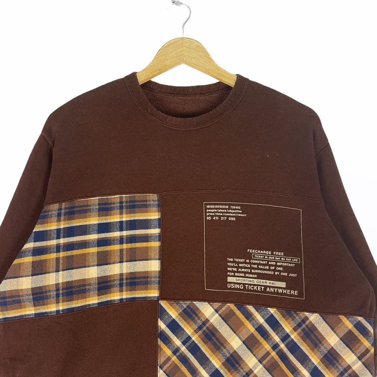 Hai Sporting Gear ☀️Hai Sporting Gear Issey Miyake Patchwork Sweatshirt Size US M / EU 48-50 / 2 - 2 Thumbnail