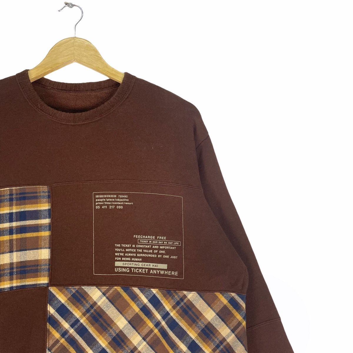 Hai Sporting Gear ☀️Hai Sporting Gear Issey Miyake Patchwork Sweatshirt Size US M / EU 48-50 / 2 - 3 Thumbnail