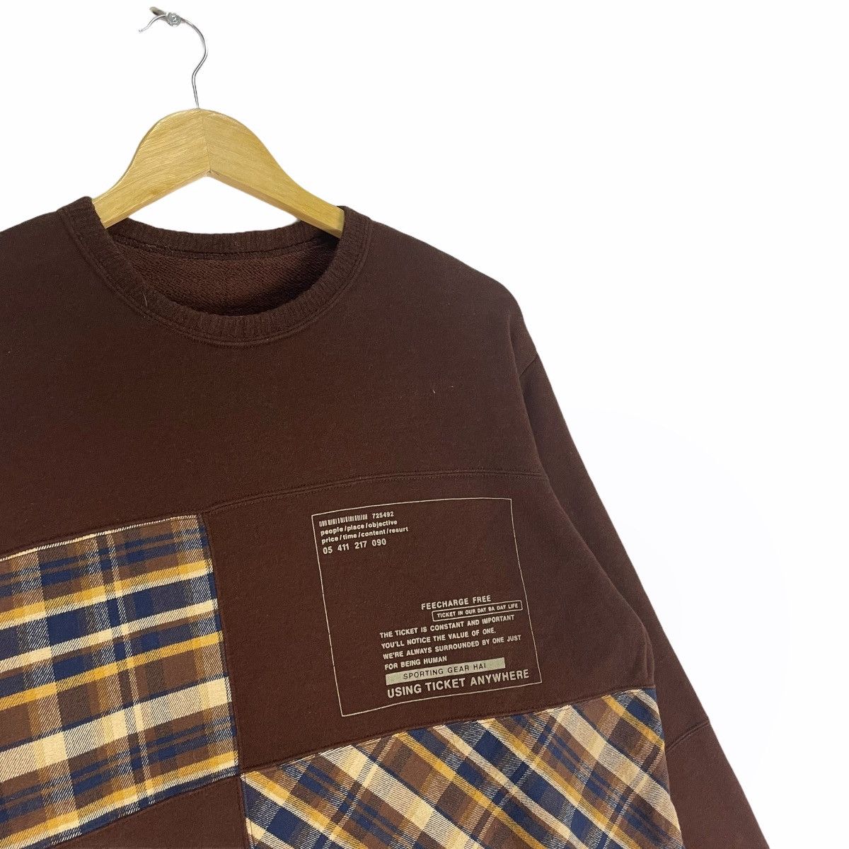Hai Sporting Gear ☀️Hai Sporting Gear Issey Miyake Patchwork Sweatshirt Size US M / EU 48-50 / 2 - 4 Thumbnail
