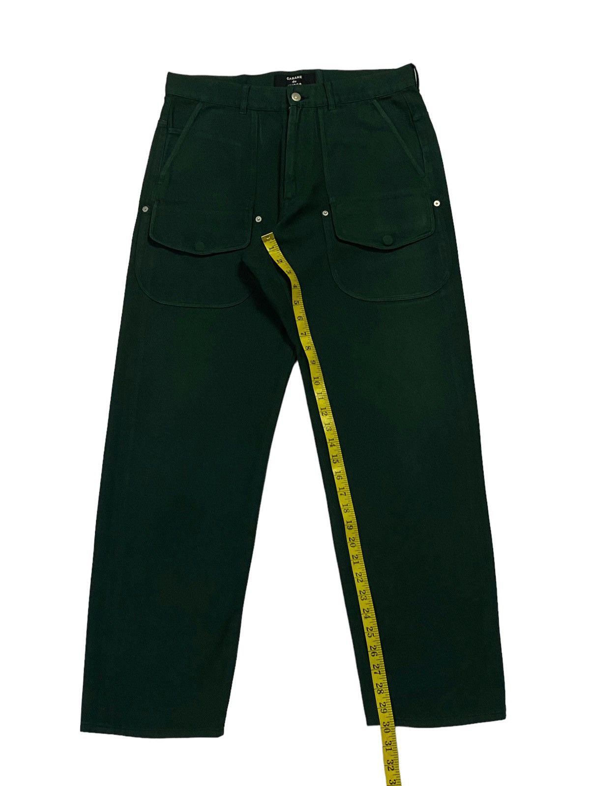CABANE de ZUCCa × Issey Miyake × Japanese Brand Issey Miyake Cabana De Zucca Soft Denim Pants Size US 32 / EU 48 - 7 Thumbnail
