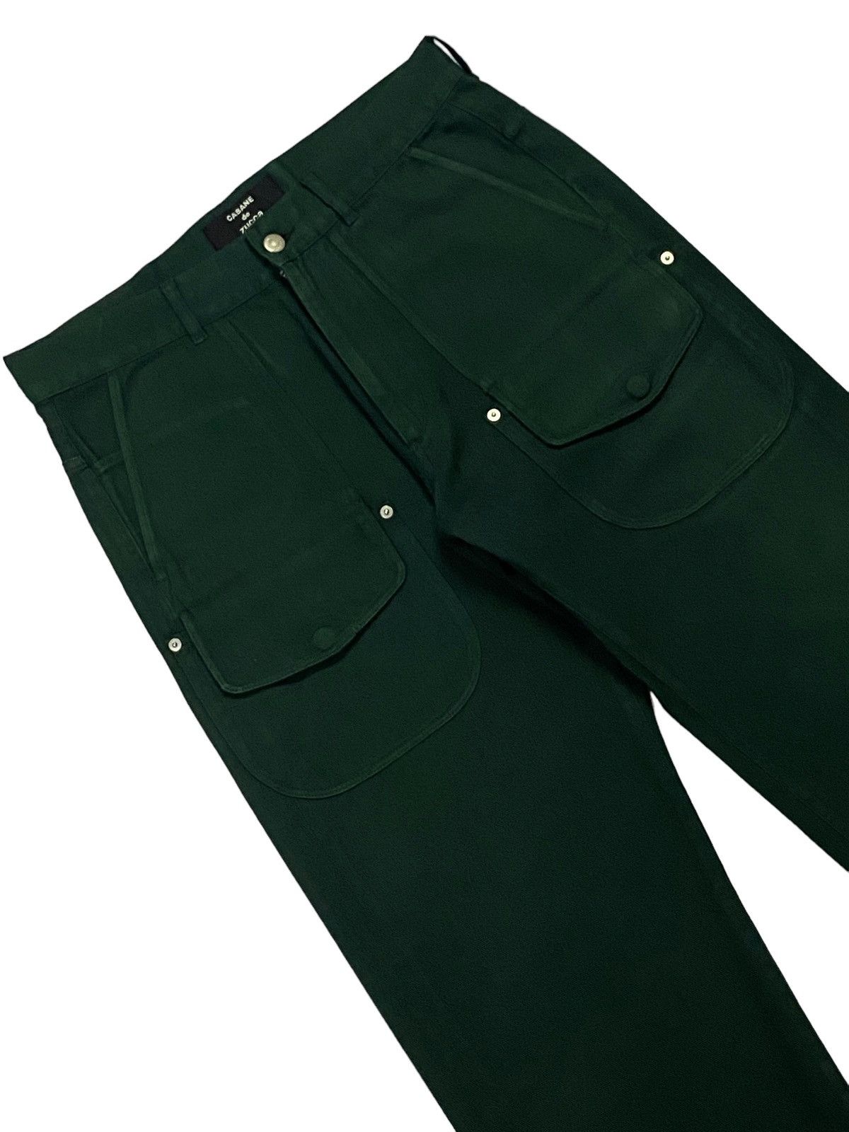 CABANE de ZUCCa × Issey Miyake × Japanese Brand Issey Miyake Cabana De Zucca Soft Denim Pants Size US 32 / EU 48 - 17 Thumbnail