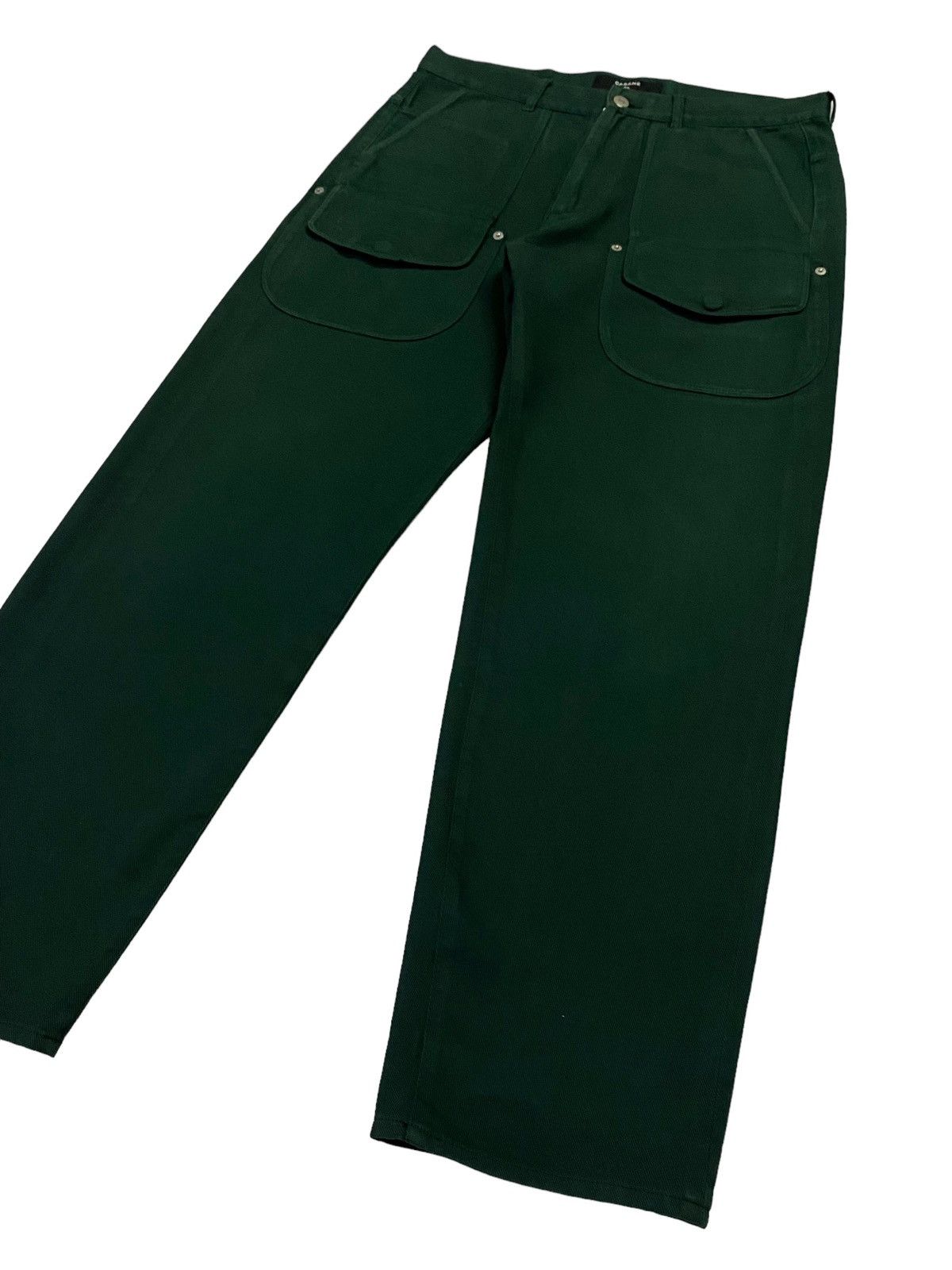 CABANE de ZUCCa × Issey Miyake × Japanese Brand Issey Miyake Cabana De Zucca Soft Denim Pants Size US 32 / EU 48 - 20 Thumbnail