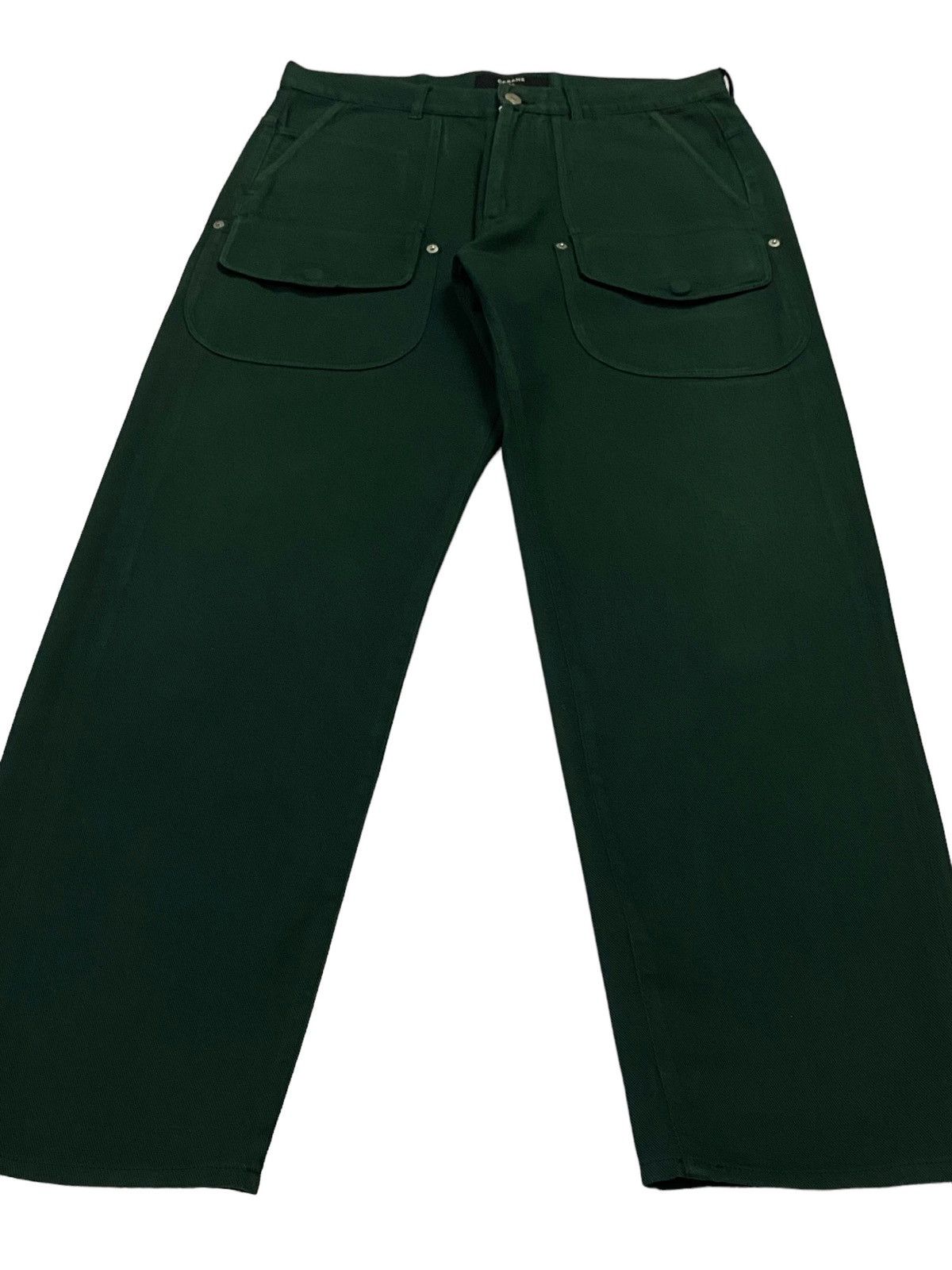 CABANE de ZUCCa × Issey Miyake × Japanese Brand Issey Miyake Cabana De Zucca Soft Denim Pants Size US 32 / EU 48 - 24 Thumbnail
