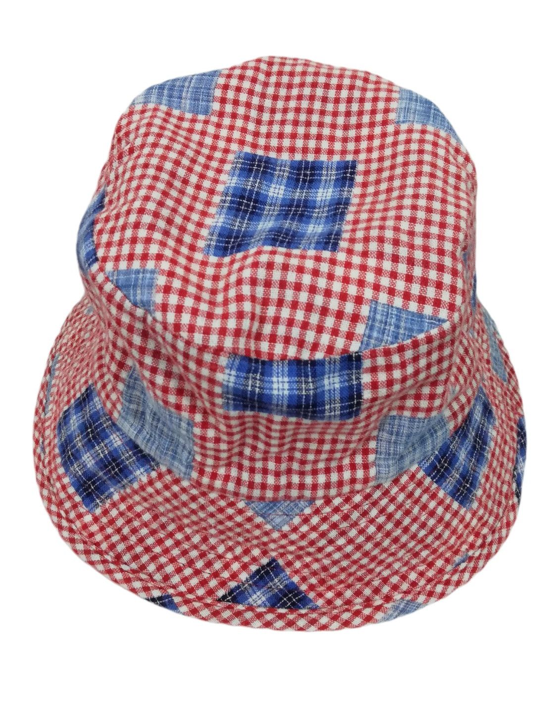 Japanese Brand 🔥Design Iconic Style Comme des Garcons Plaid Bucket Hat🔥 Size ONE SIZE - 10 Thumbnail