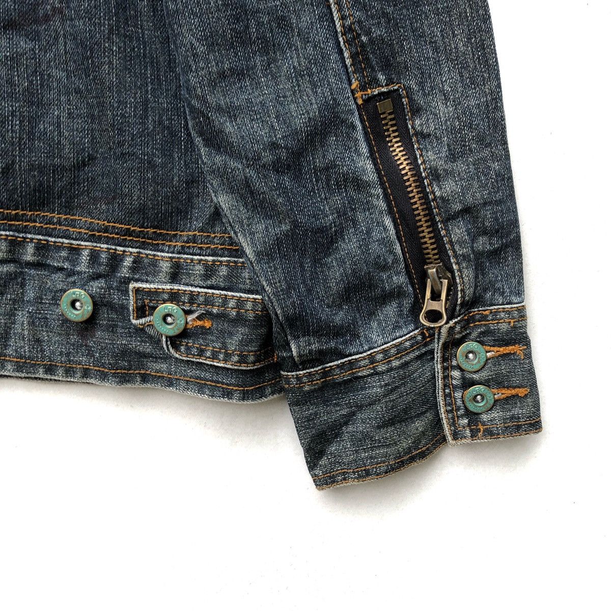 LRG × Native × Vintage LRG Chief Rocker Denim Jacket Size US XL / EU 56 / 4 - 11 Thumbnail