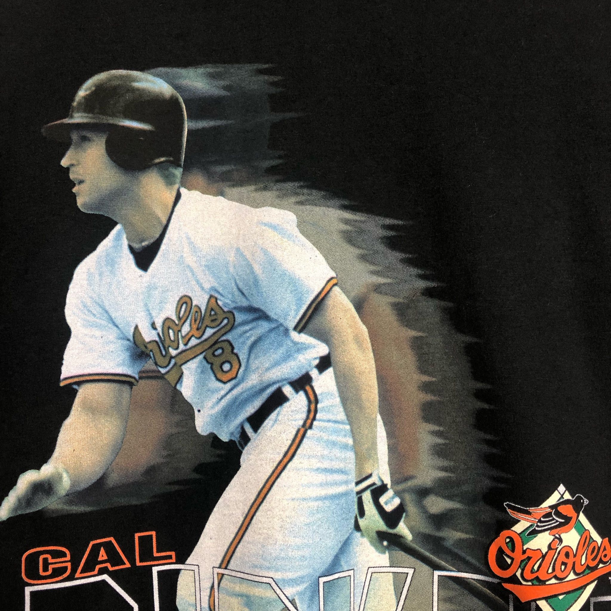 Salem Sportswear × Vintage MLB Cal Ripken black baseball tshirt tees vintage USA 1996 Size US L / EU 52-54 / 3 - 2 Thumbnail