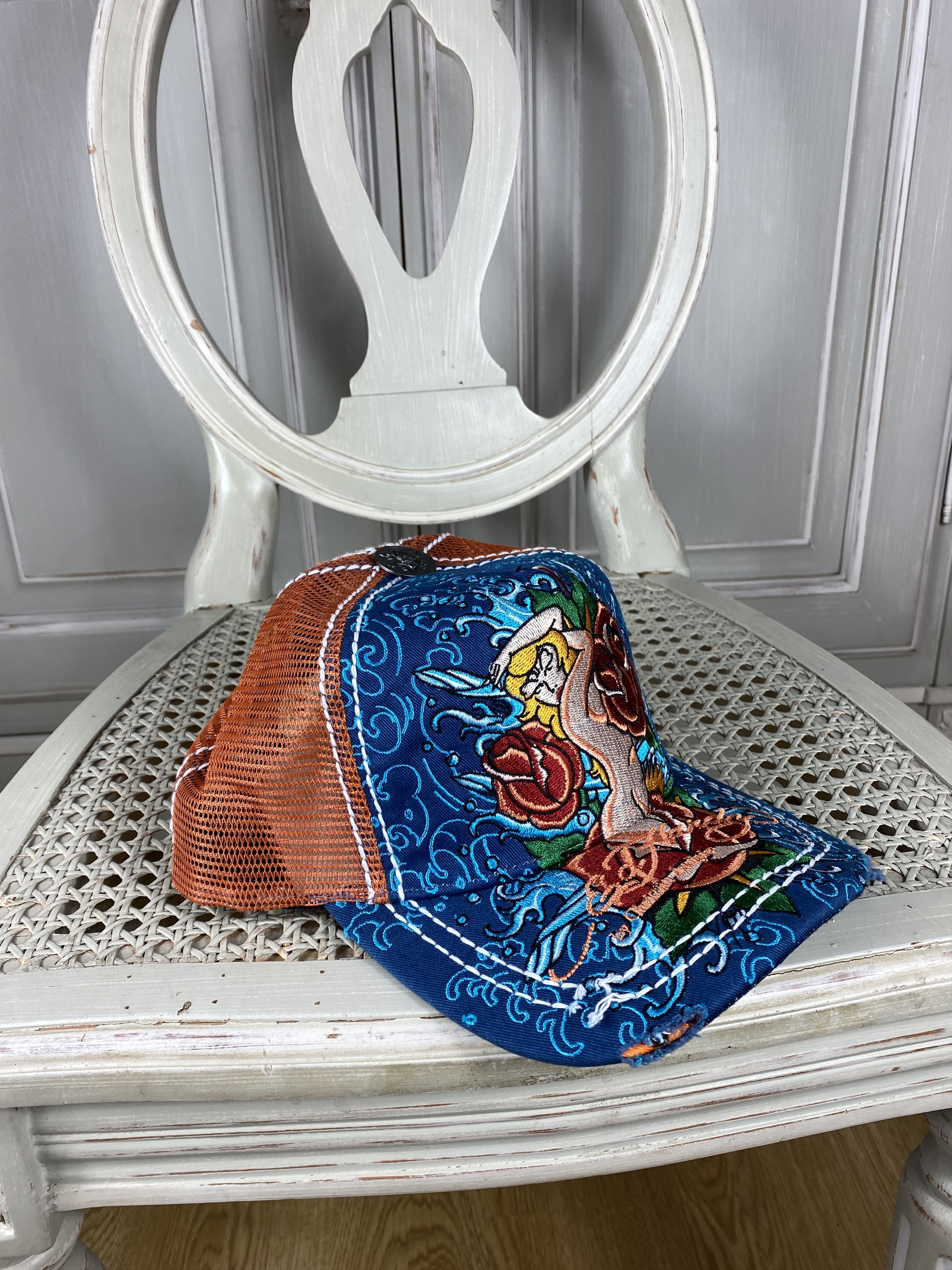 Christian Audigier × Ed Hardy NWT ED HARDY CAP FULL PRINT! Size ONE SIZE - 3 Thumbnail