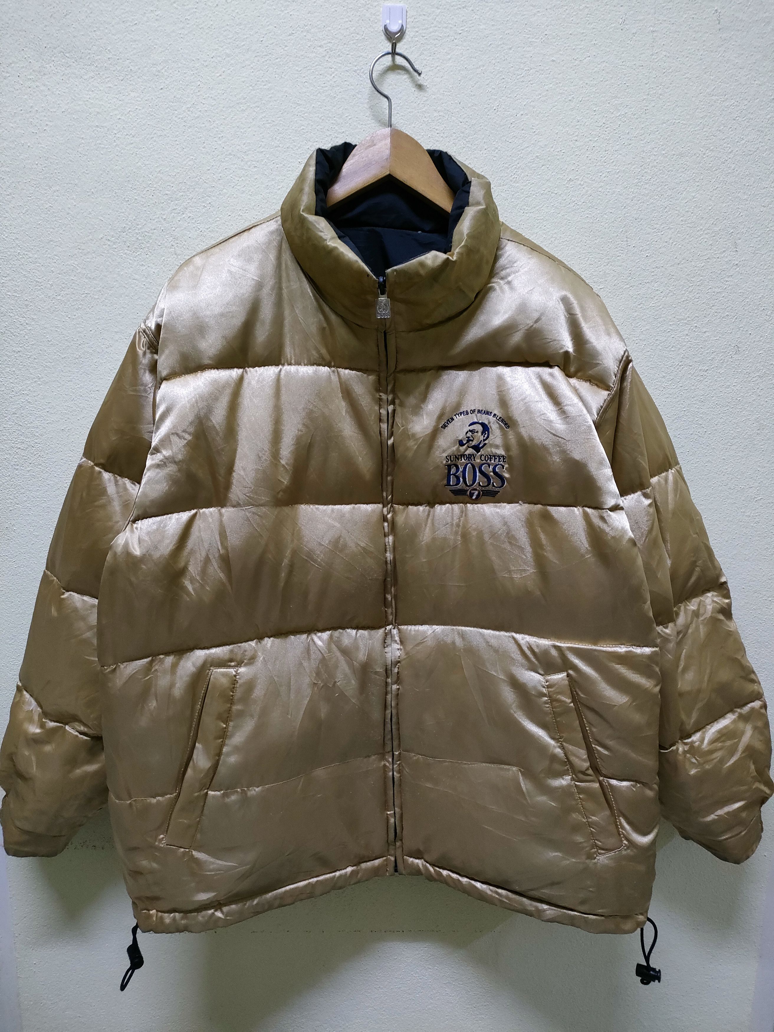 Other 🔥 Steals 🔥 Suntory Coffe Boss Puffer Reversible Jacket Size US L / EU 52-54 / 3 - 1 Thumbnail