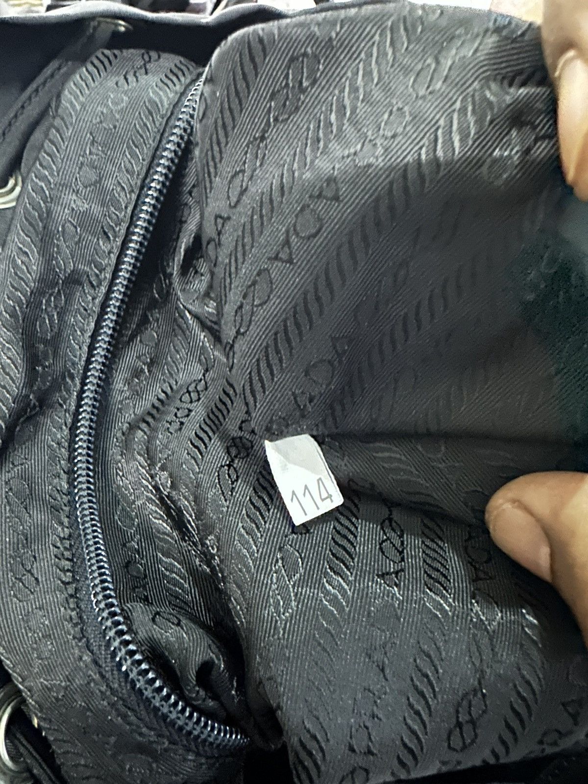 Prada Vintage Prada Black Large Naylon Backpack Size ONE SIZE - 12 Thumbnail