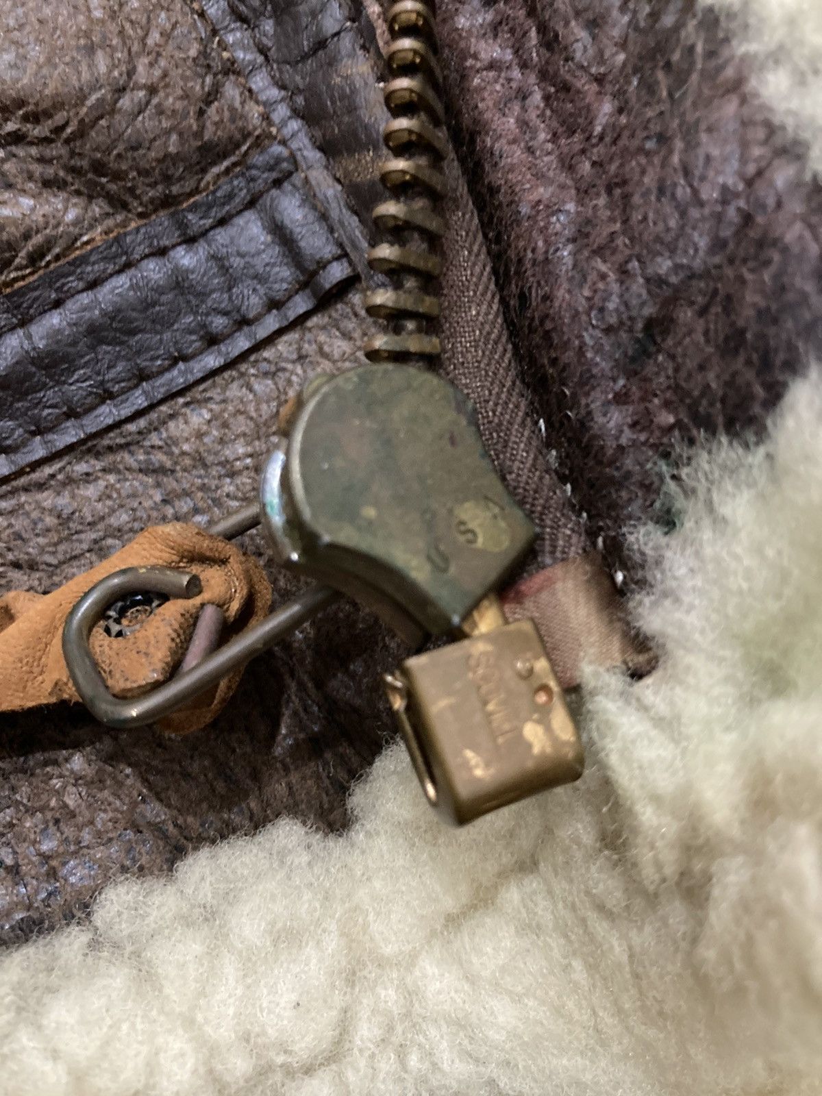 Other Distressed Type B 3 Orchard Motorcycle Sheepskin Jacket Size US M / EU 48-50 / 2 - 7 Thumbnail