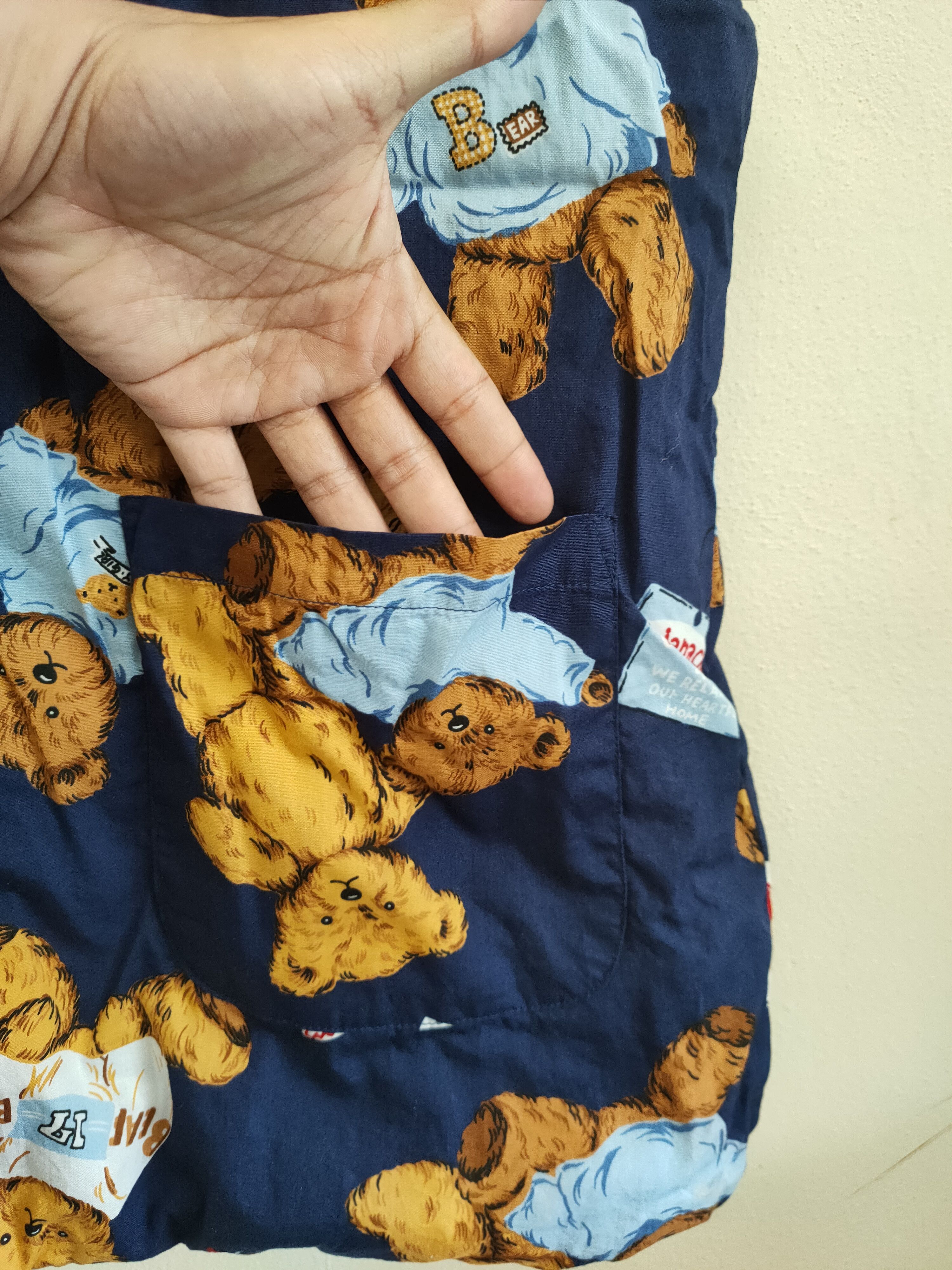 Japanese Brand × Vintage Vintage Pajama Club Happy Bear Vest Size US M / EU 48-50 / 2 - 5 Thumbnail