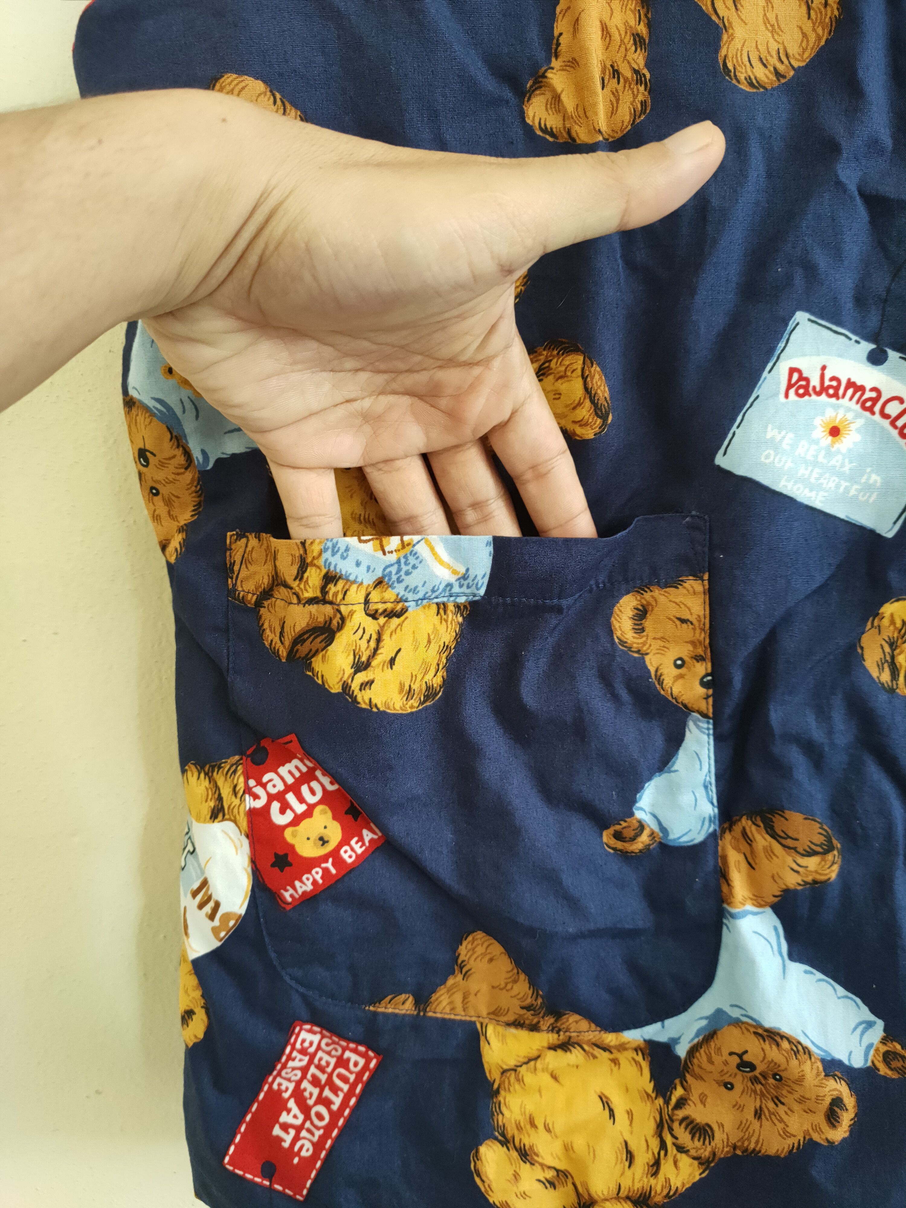 Japanese Brand × Vintage Vintage Pajama Club Happy Bear Vest Size US M / EU 48-50 / 2 - 6 Thumbnail