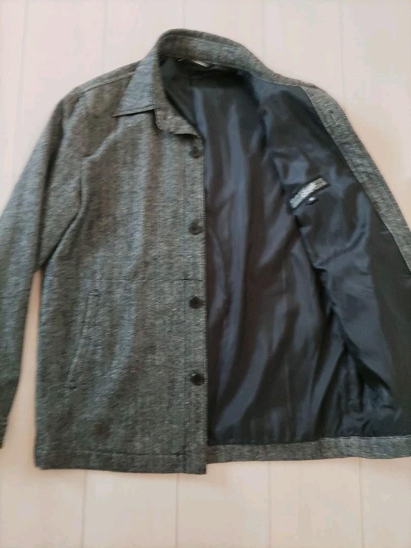 Jean Paul Gaultier JPG Horizontal Stitch Tweed Button Jacket Size US L / EU 52-54 / 3 - 4 Thumbnail