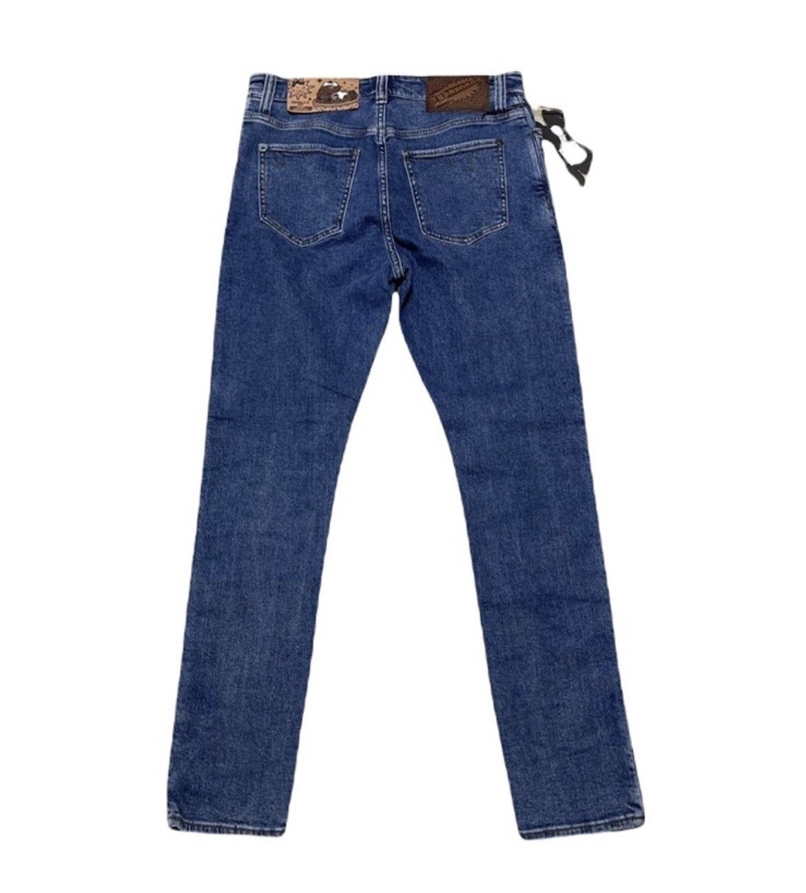 Billionaire Boys Club Icecream Neon Lime Striped Running Dog Denim Jeans- Sz 32 Size US 32 / EU 48 - 5 Thumbnail