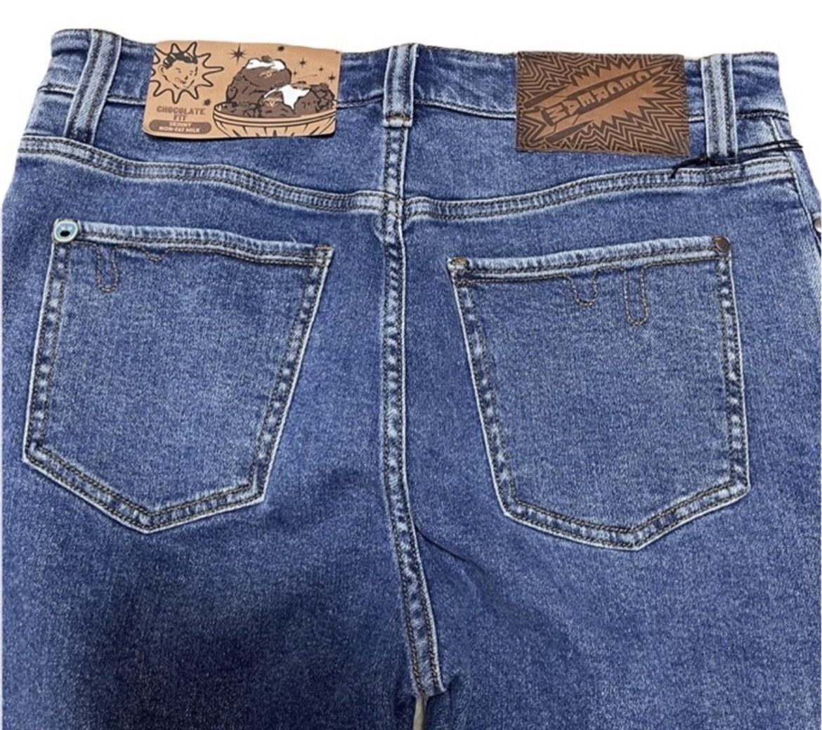 Billionaire Boys Club Icecream Neon Lime Striped Running Dog Denim Jeans- Sz 32 Size US 32 / EU 48 - 7 Thumbnail