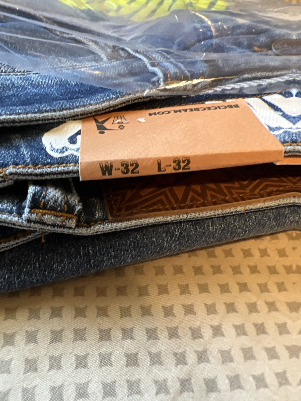 Billionaire Boys Club Icecream Neon Lime Striped Running Dog Denim Jeans- Sz 32 Size US 32 / EU 48 - 10 Thumbnail