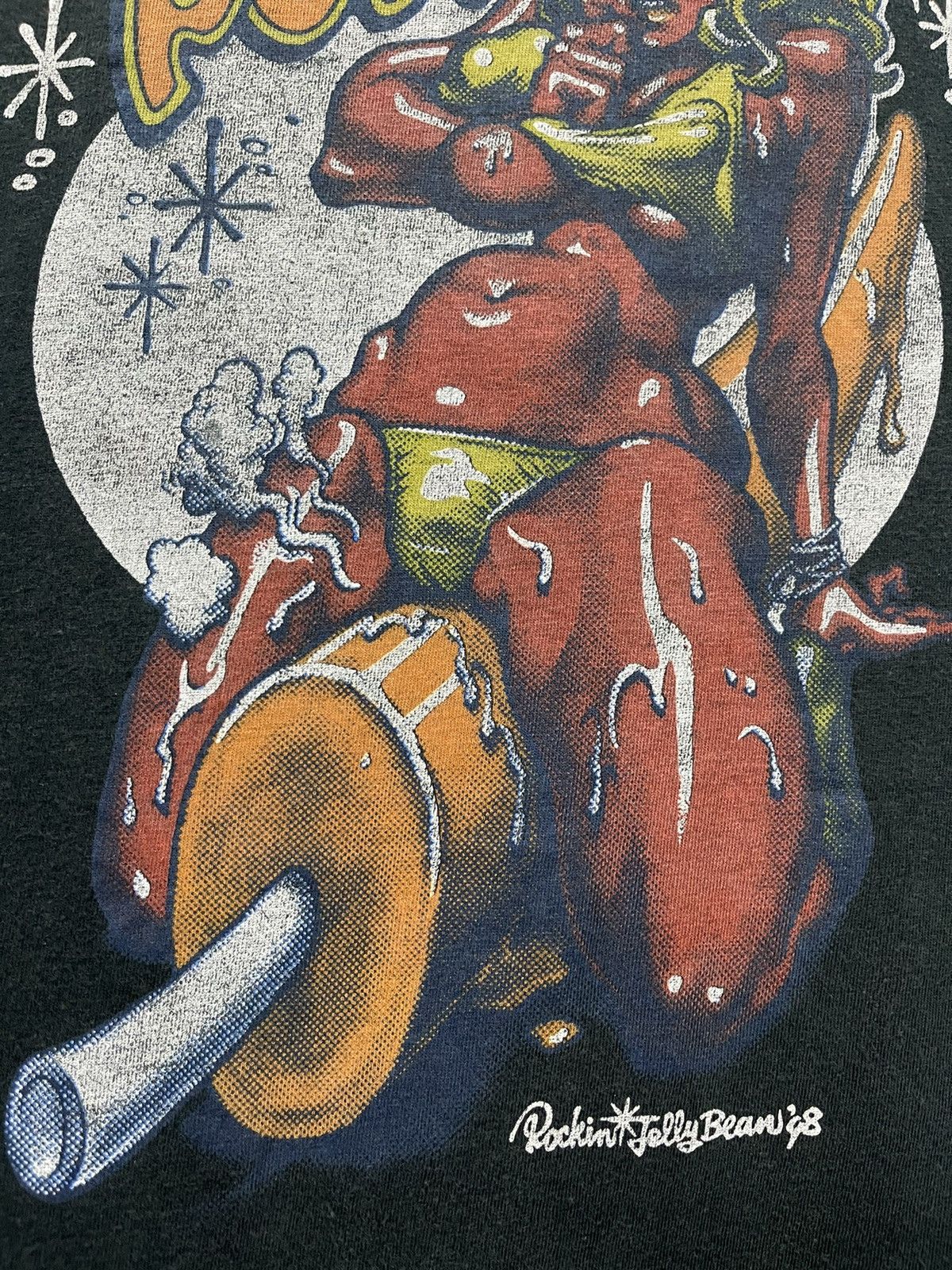 Hook-Ups × Vintage Vintage 1998 Rockin Jelly Bean Erosty Pop Faded Shirt Size US M / EU 48-50 / 2 - 5 Thumbnail