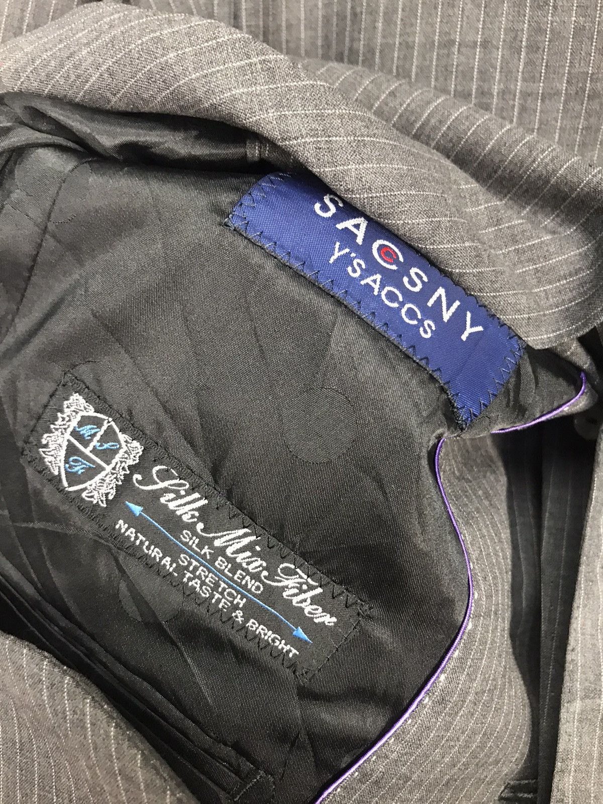 Japanese Brand × Yohji Yamamoto SACSNY Y’SACCS BUTTON UP BLAZER by yohji Yamamoto Size US S / EU 44-46 / 1 - 5 Thumbnail